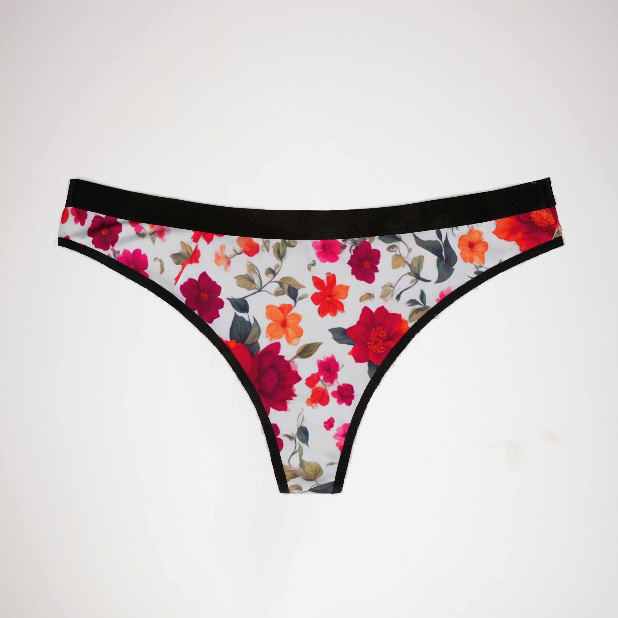 Women's thongs floral fall beautiful