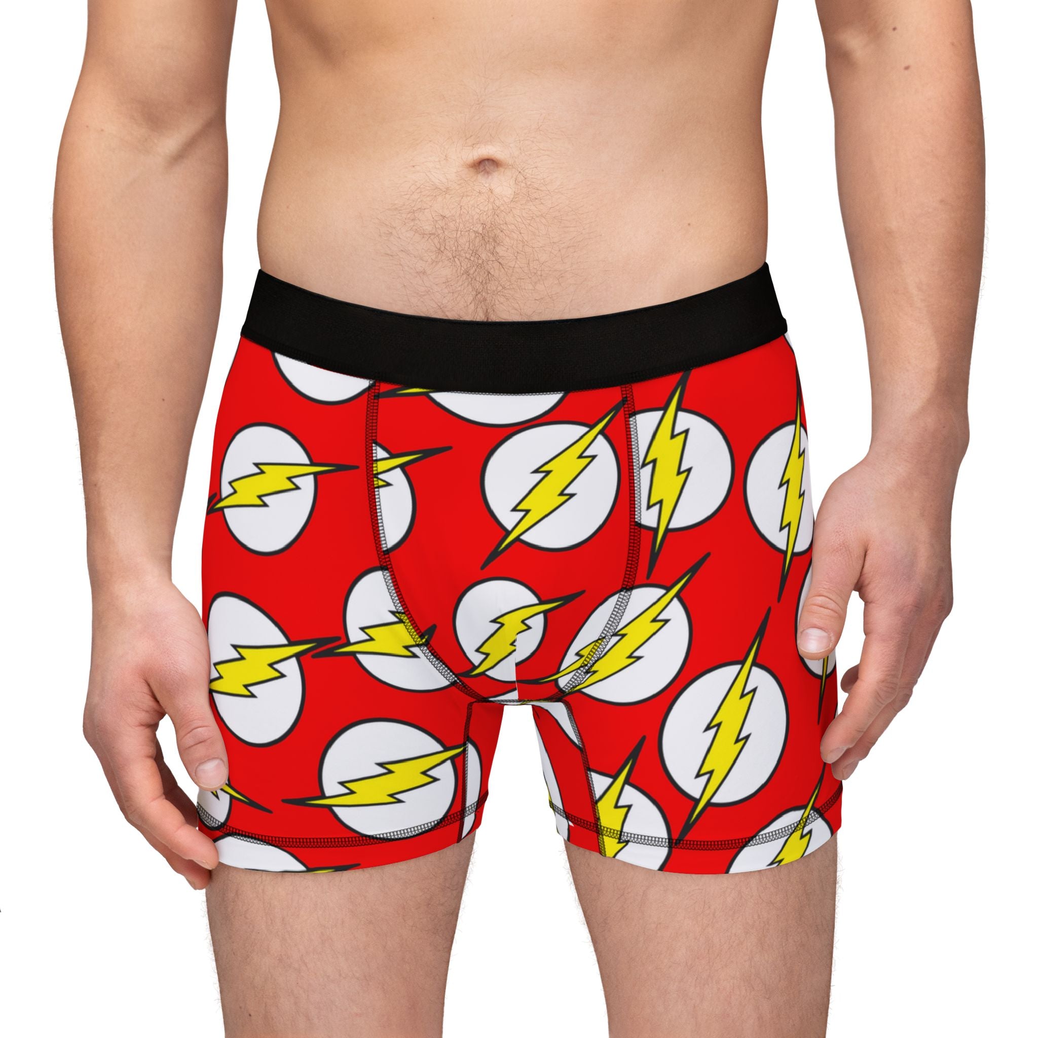 Men's boxers shazam flash red