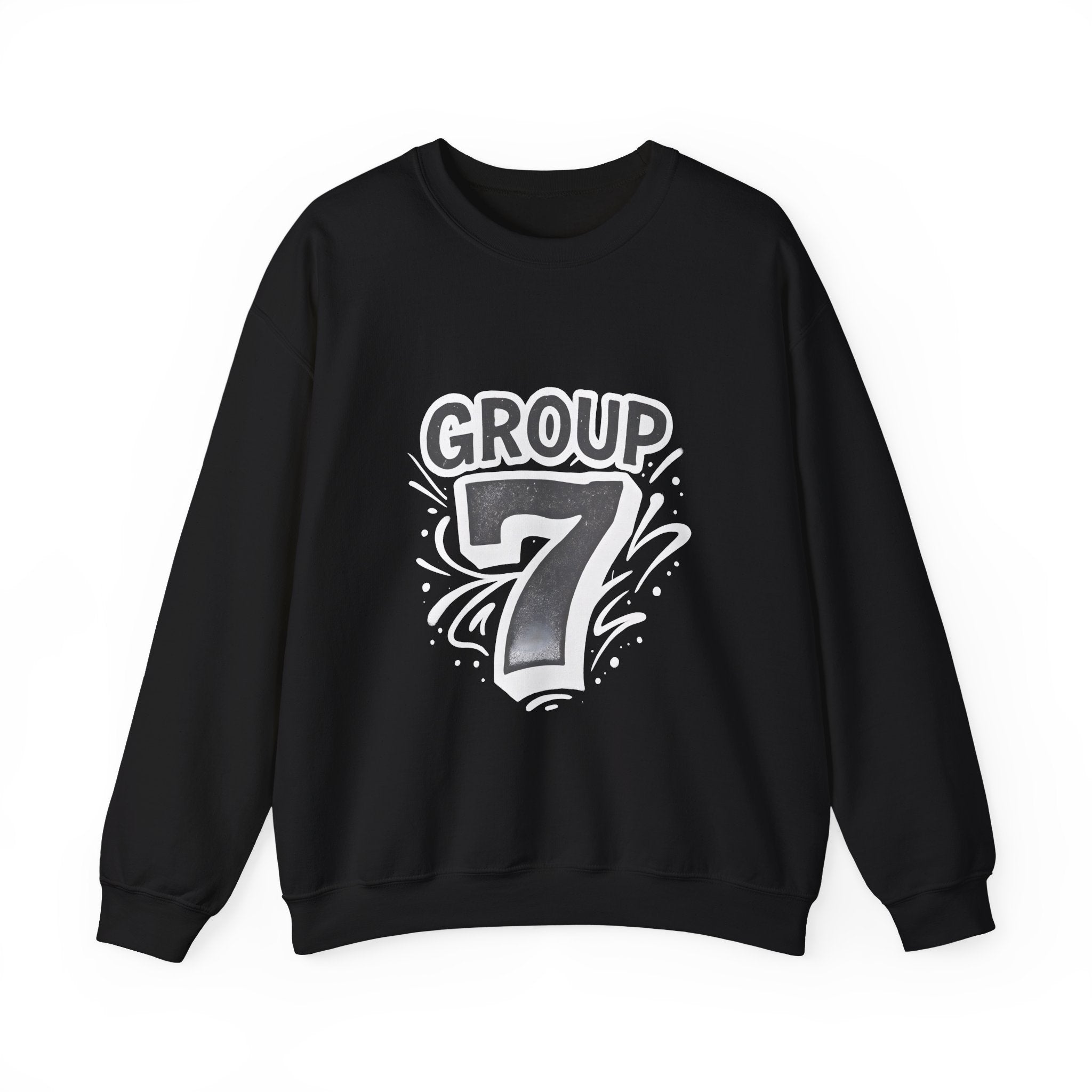 Group 7 Gaffiti Grey - Gildan Unisex Heavy Blend™ Crewneck Sweatshirt