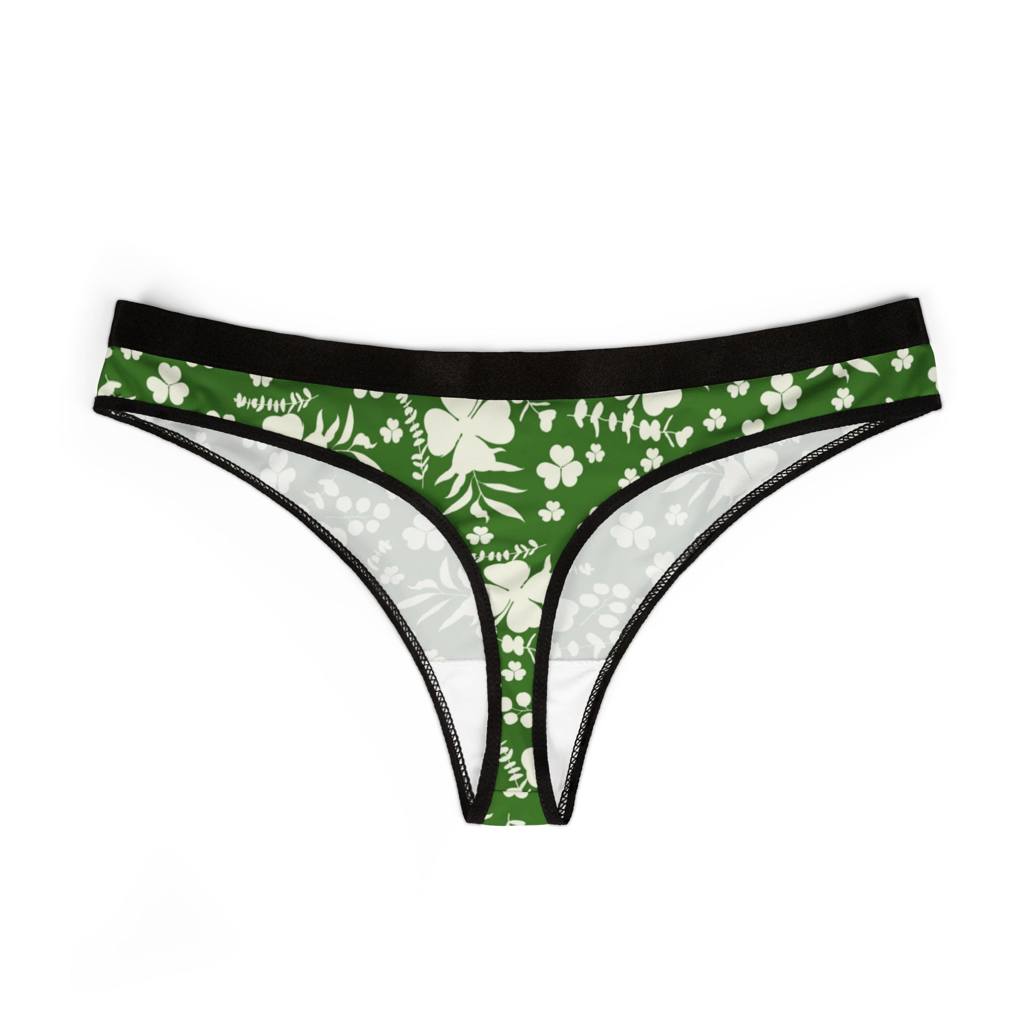Women's thongs autumn leaves
