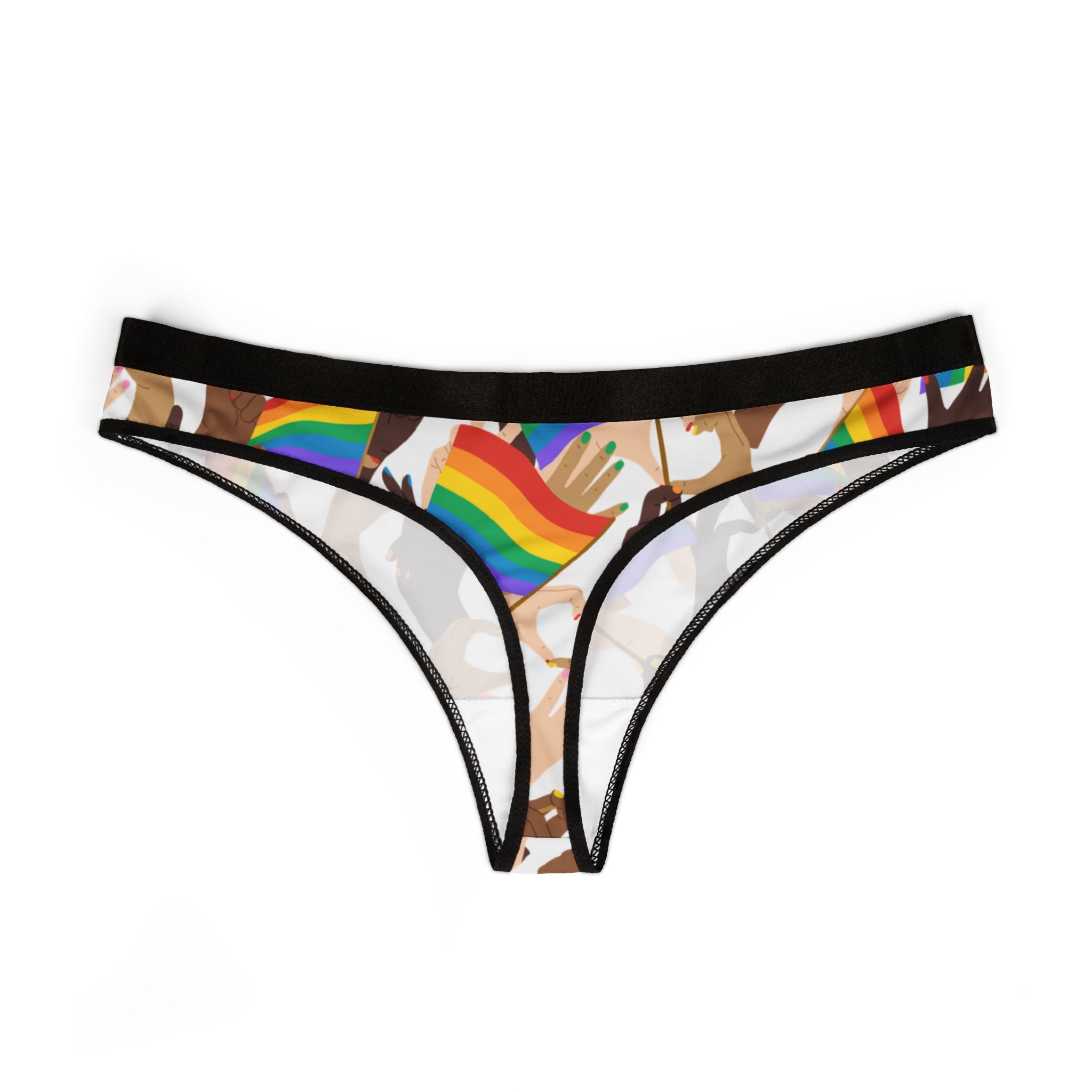 Women's thongs pride month extra