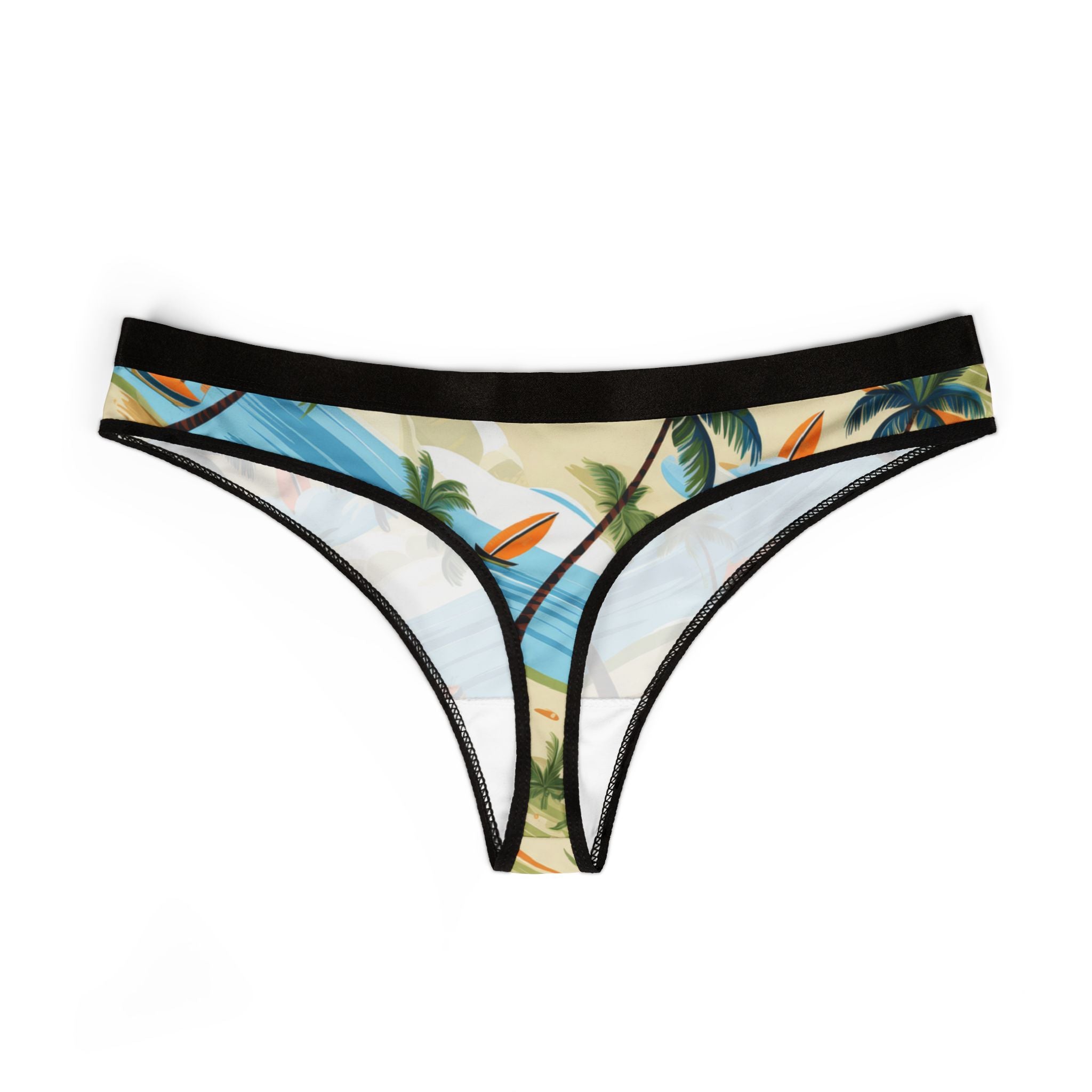 Women's thongs tropical summer beach