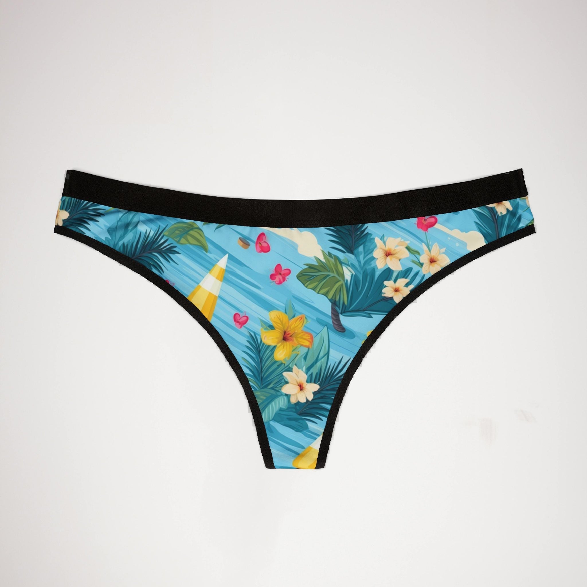 Women's thongs tropical summer beach
