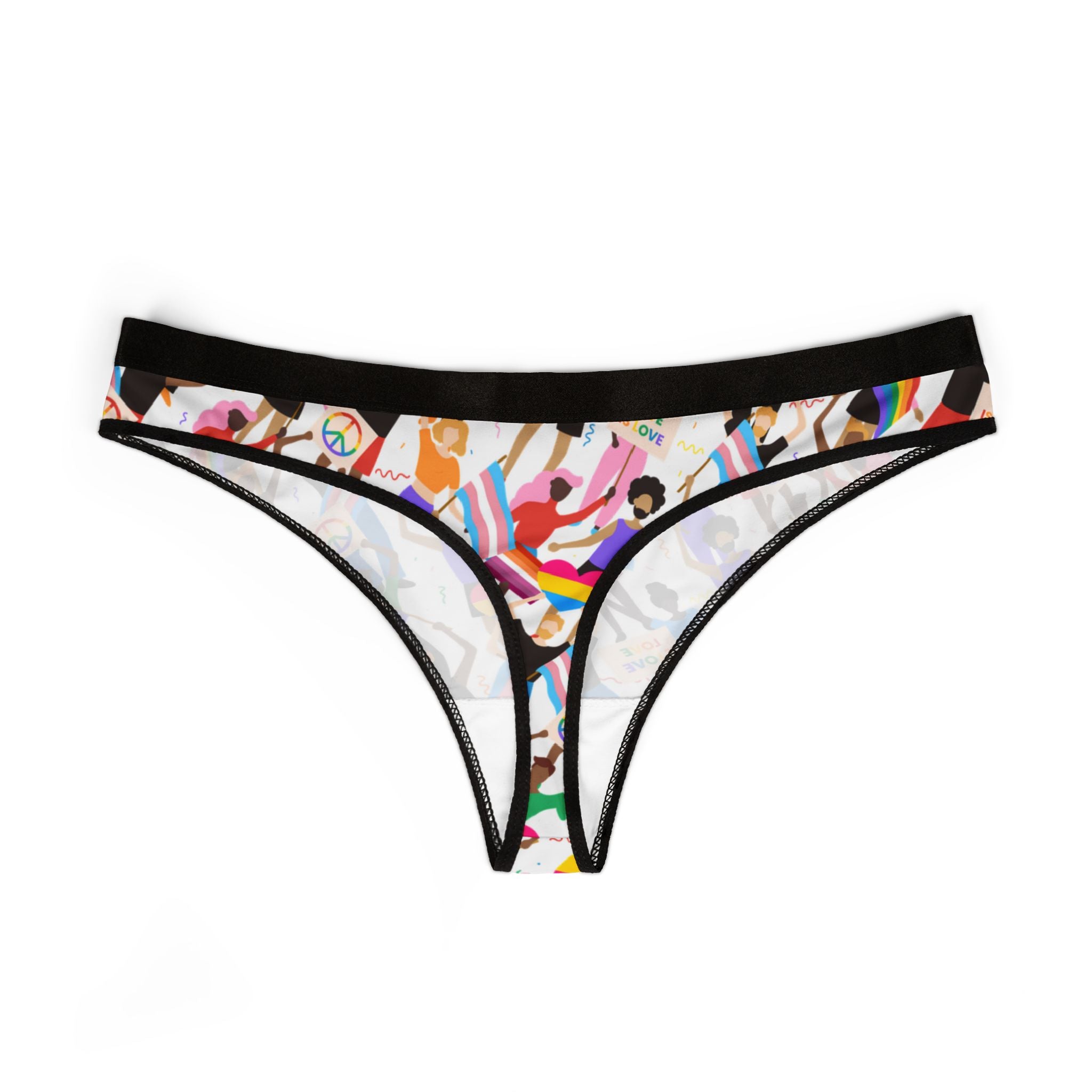 Women's thongs pride month