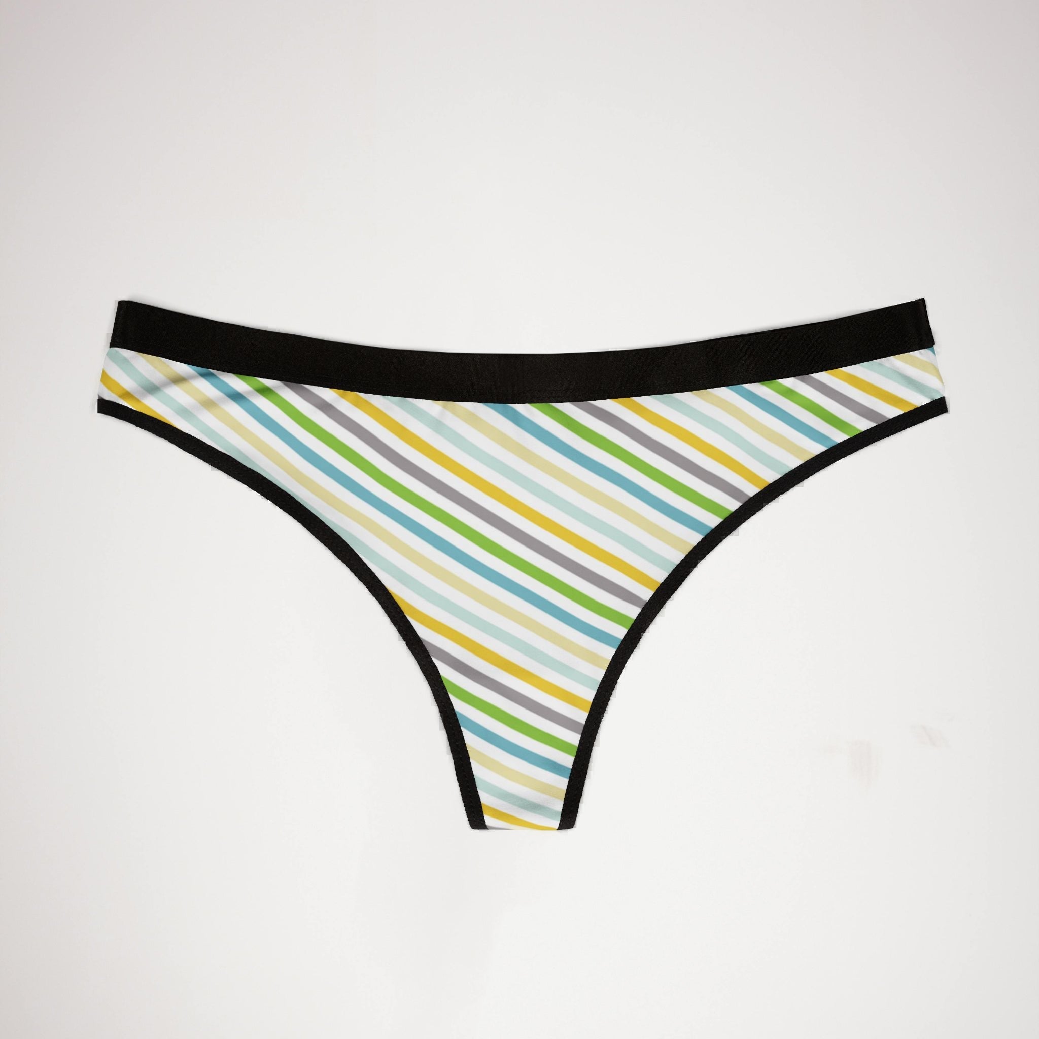 Women's thongs lemon fruit
