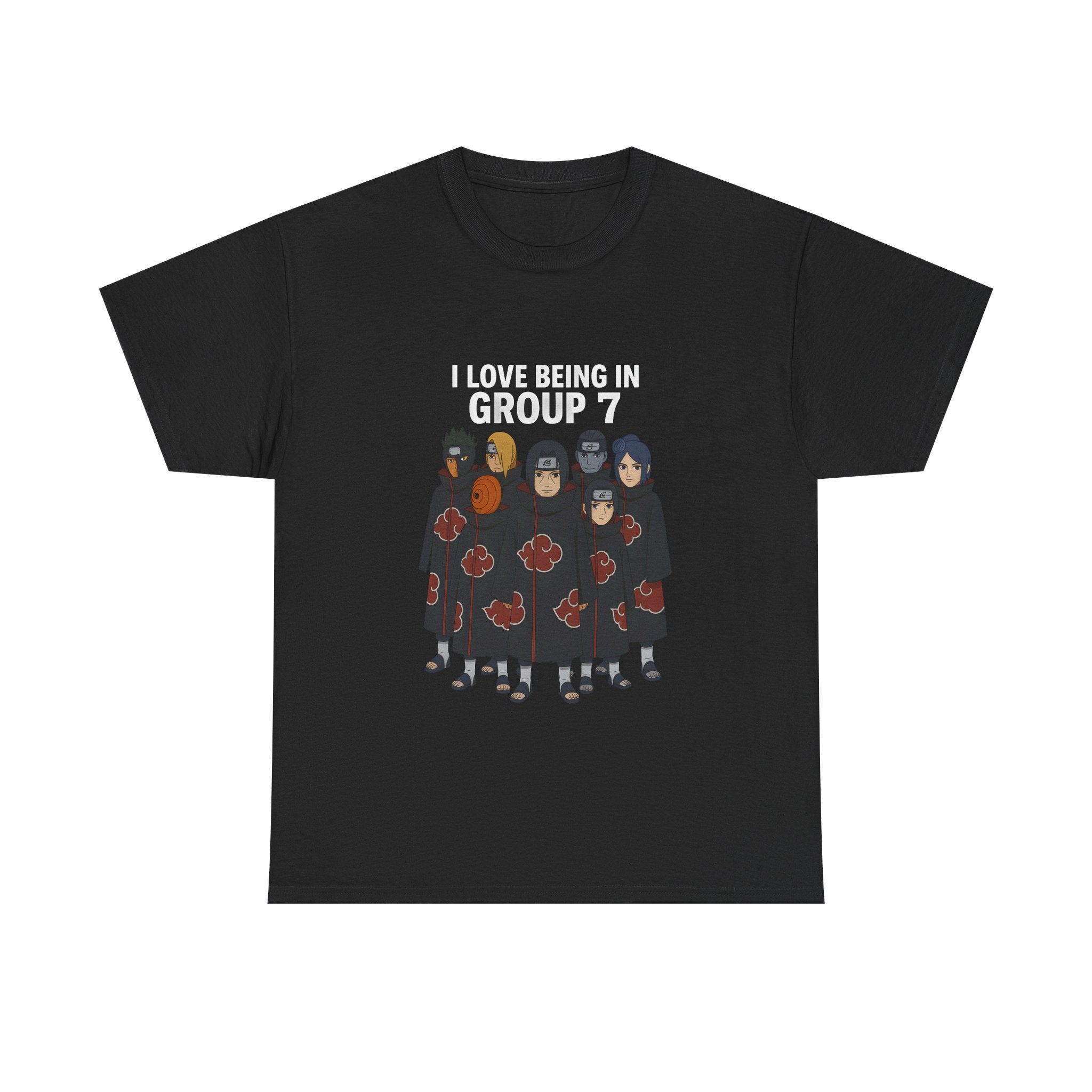 I Love Being In Group 7 Akatsuki - Gildan Unisex Heavy Cotton Tee