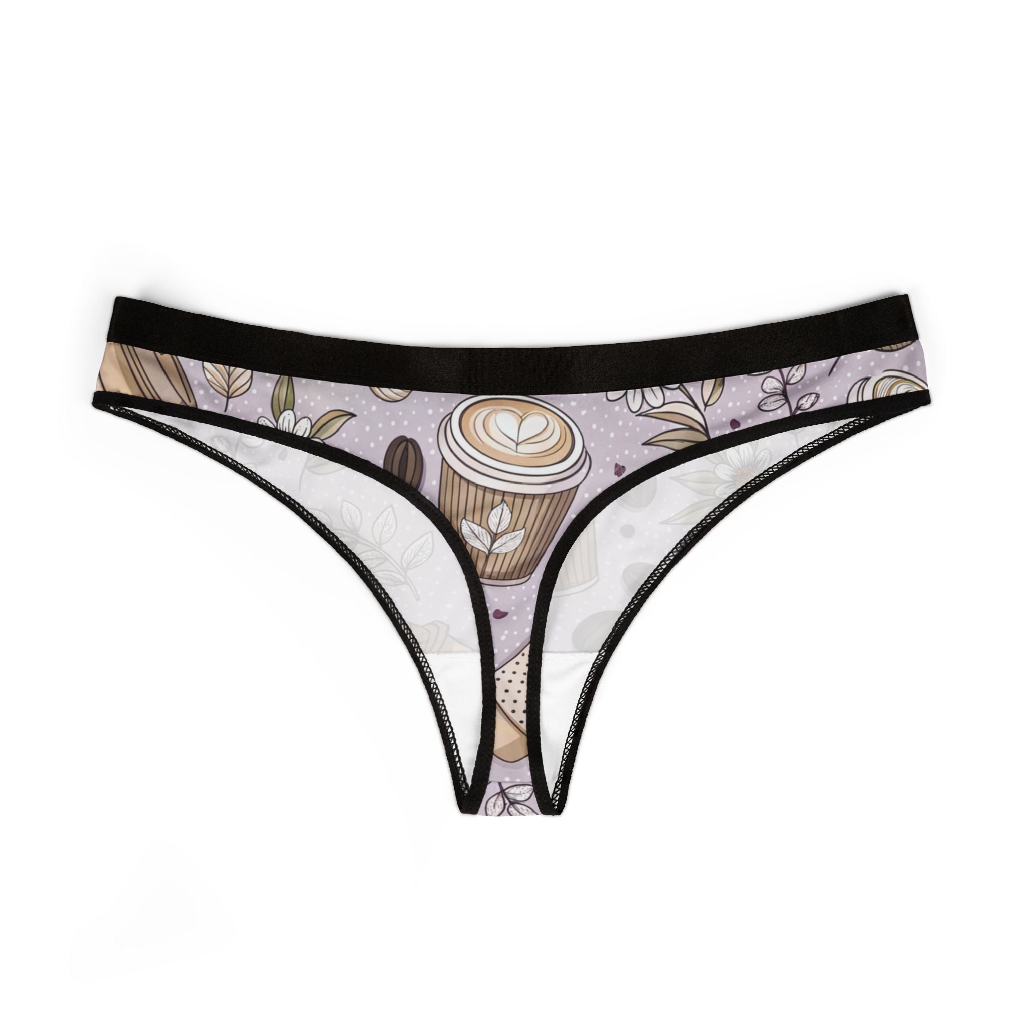 Women's thongs coffee one