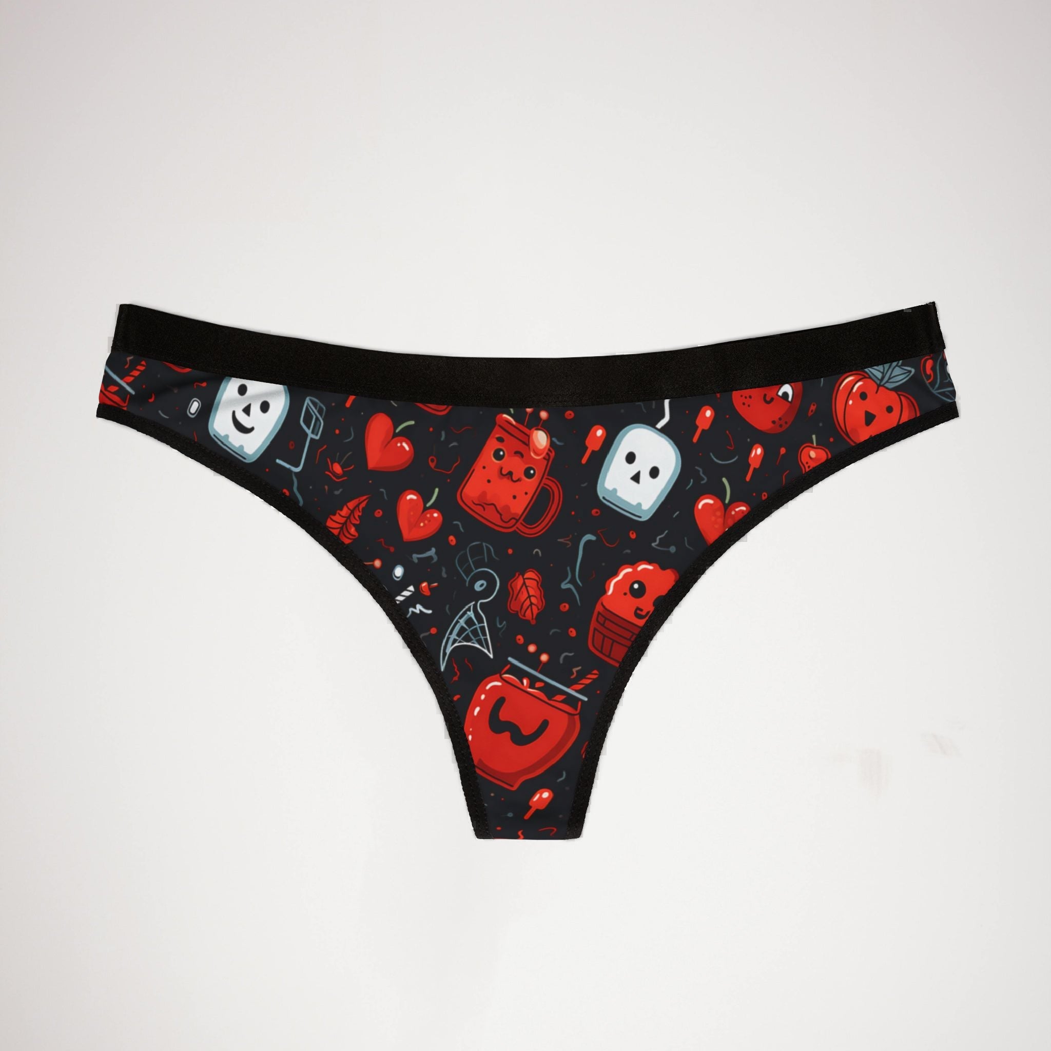 Women's thongs halloween crazy