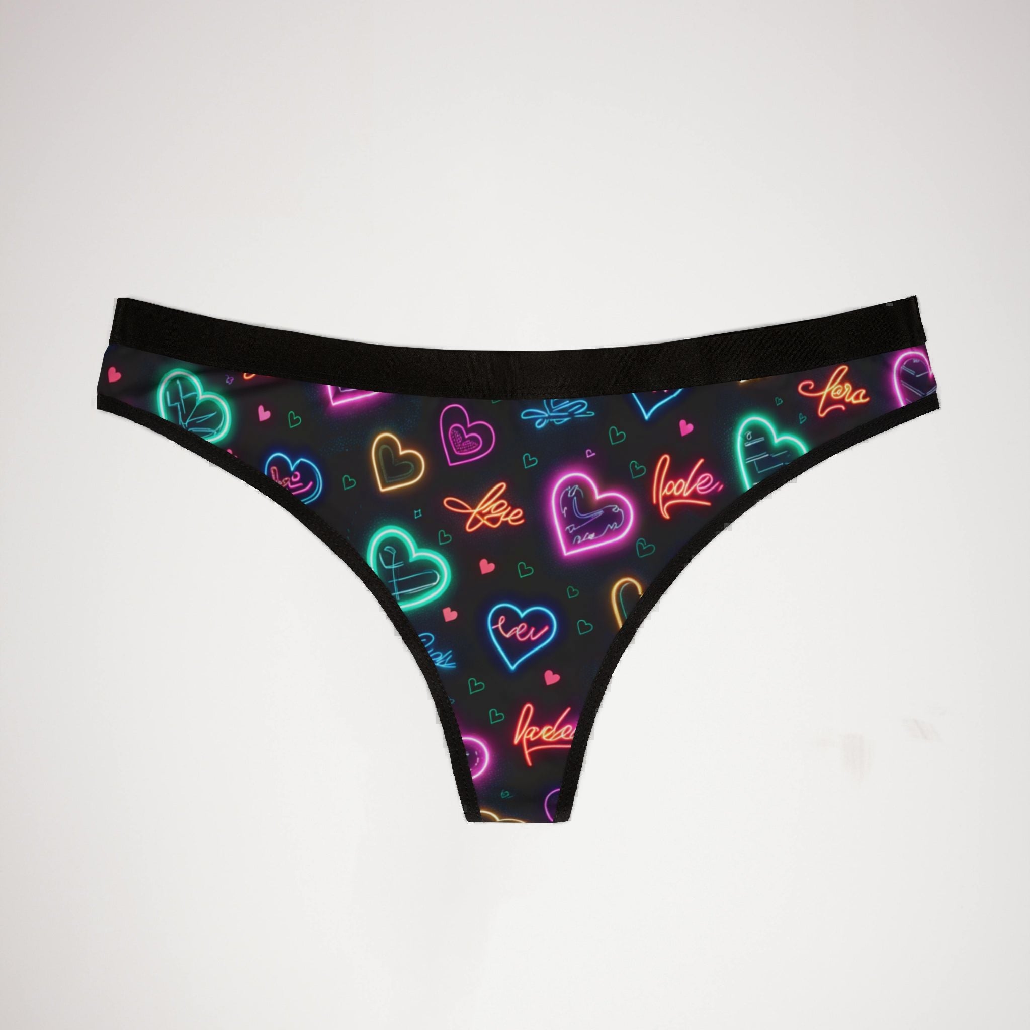 Women's thongs valentine digital extra