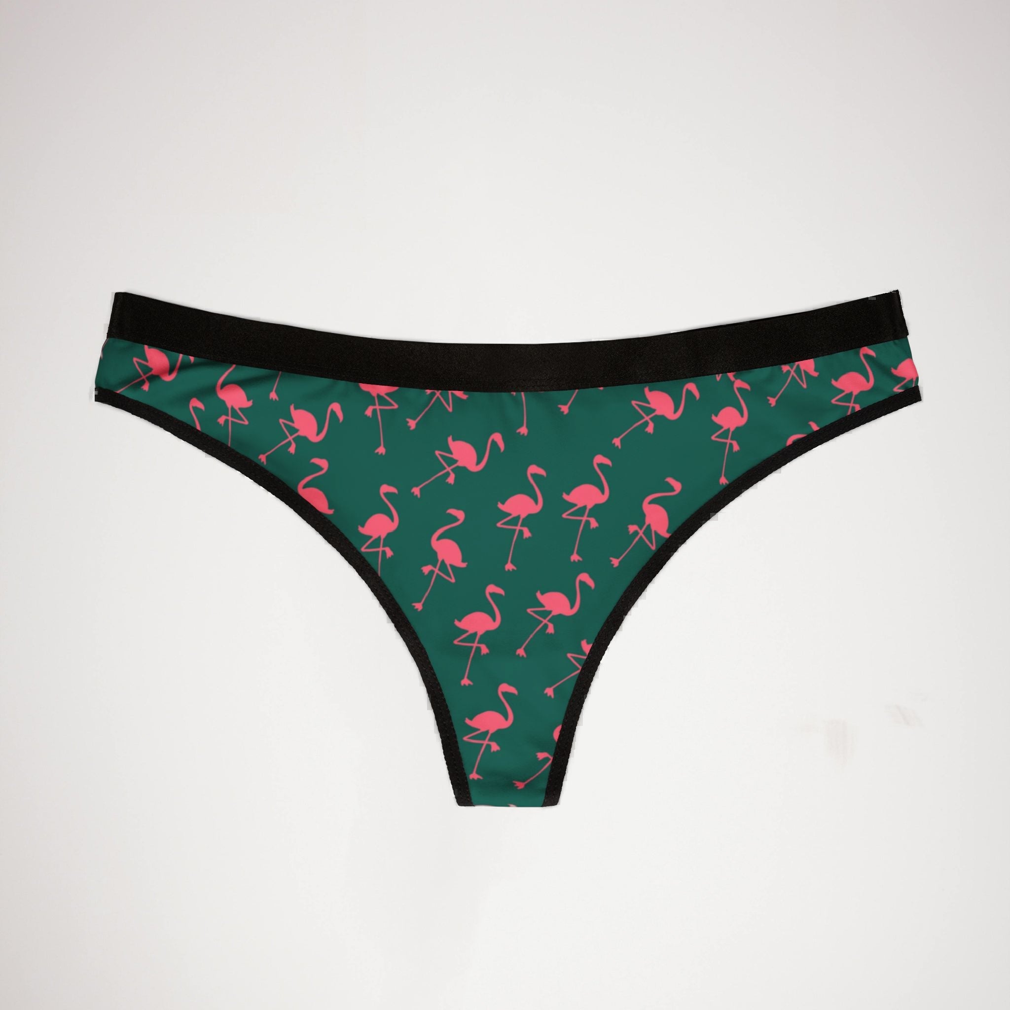 Women's thongs tropical island garden