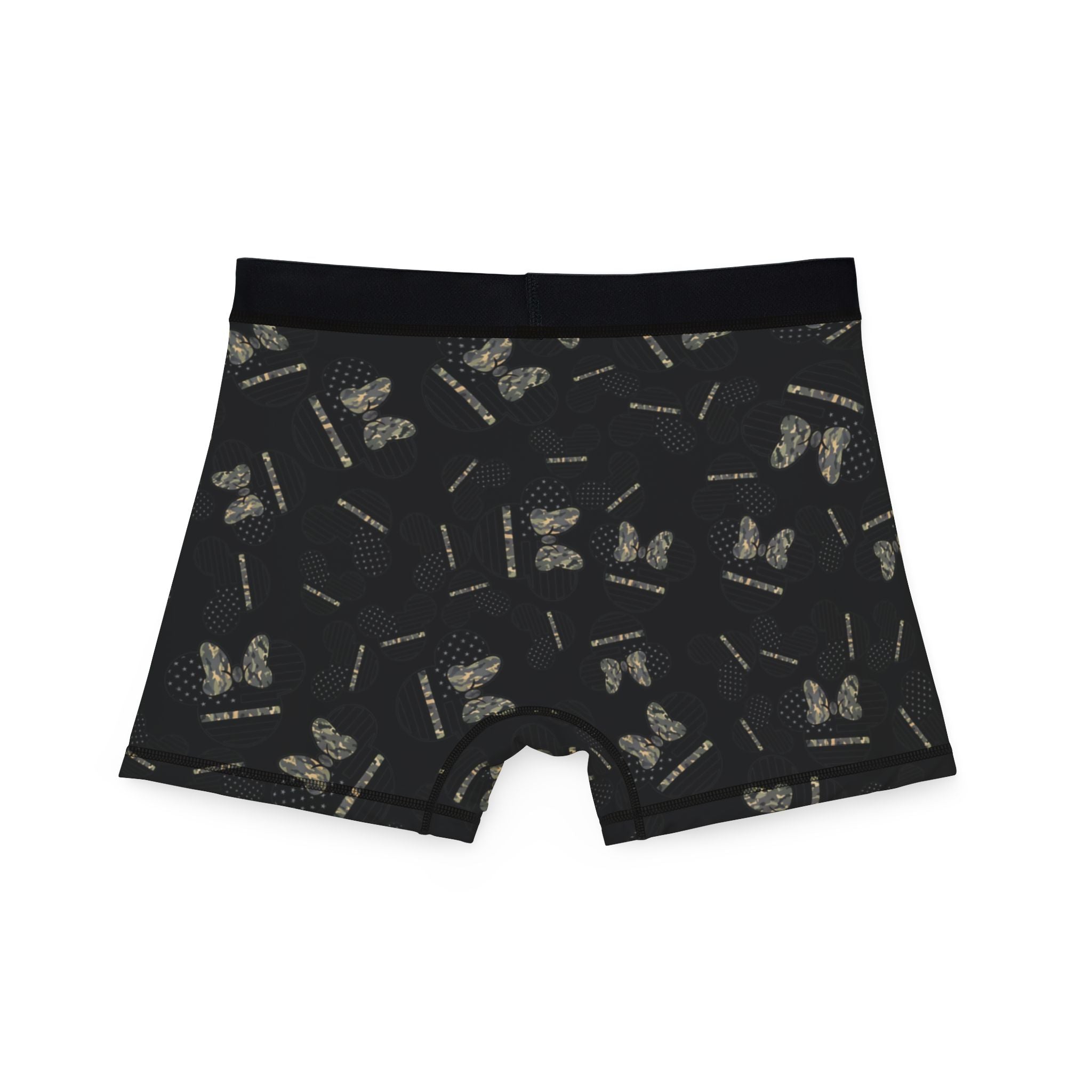 Men's boxers veterans day mickey minnie black