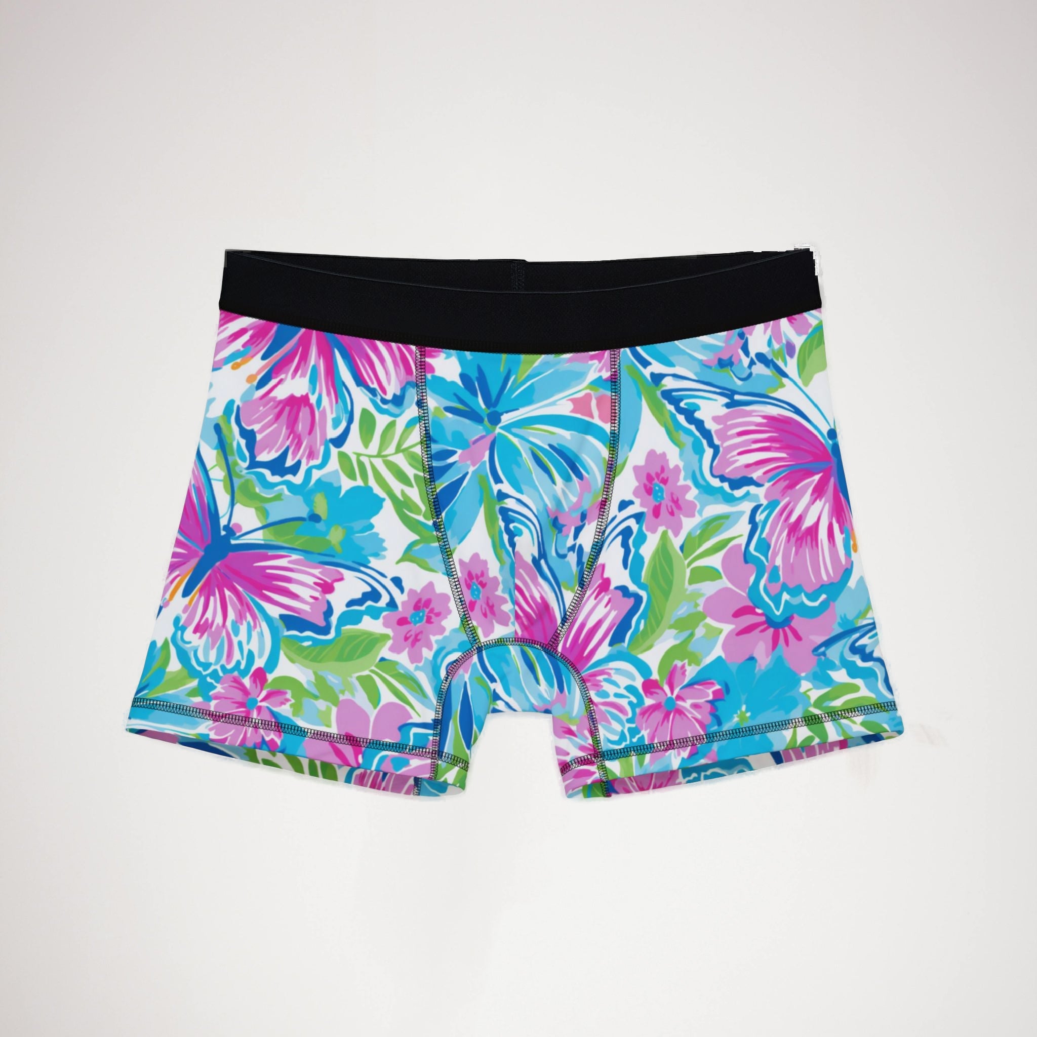 Men's boxers preppy butterflies