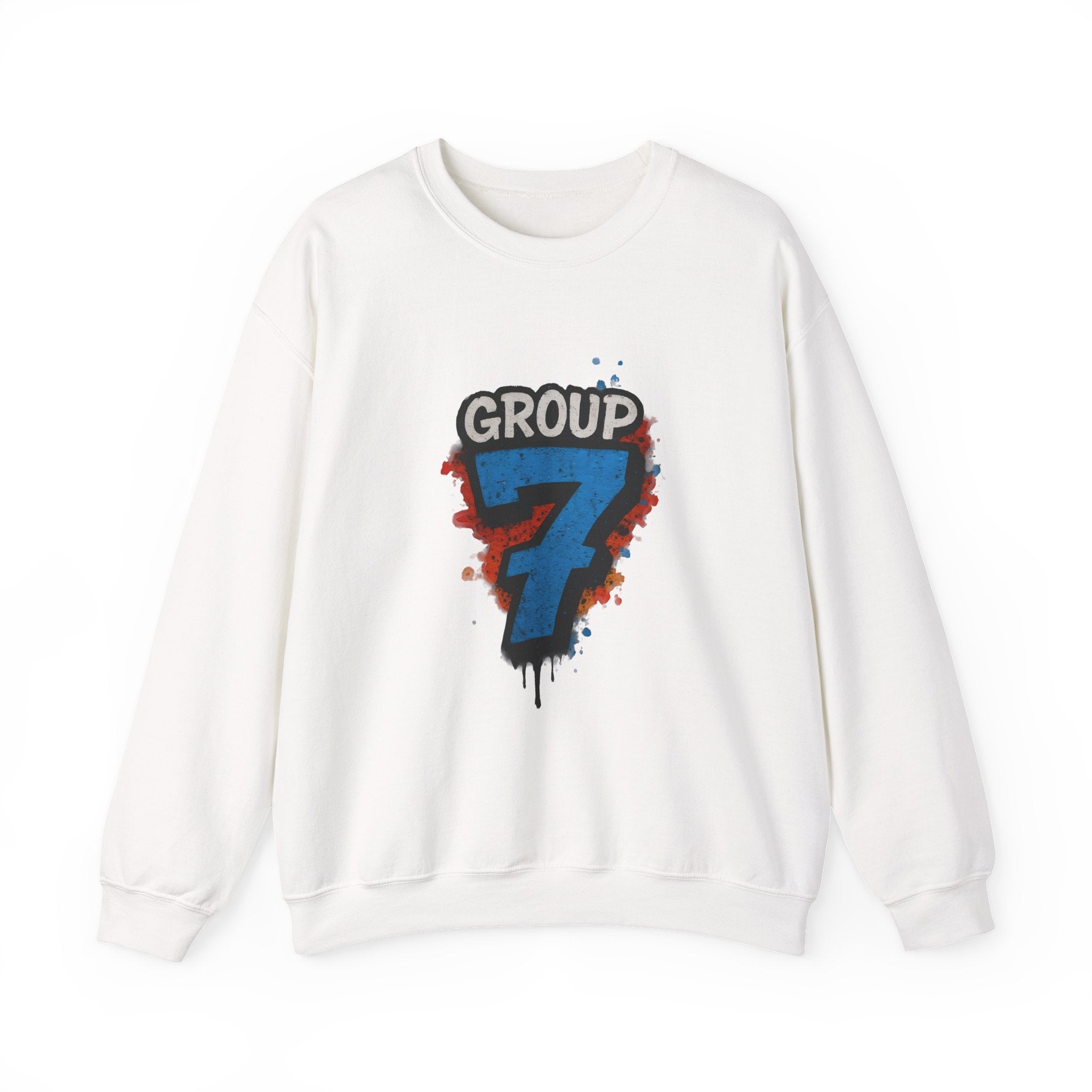 Group 7 Graffiti - Gildan Unisex Heavy Blend™ Crewneck Sweatshirt