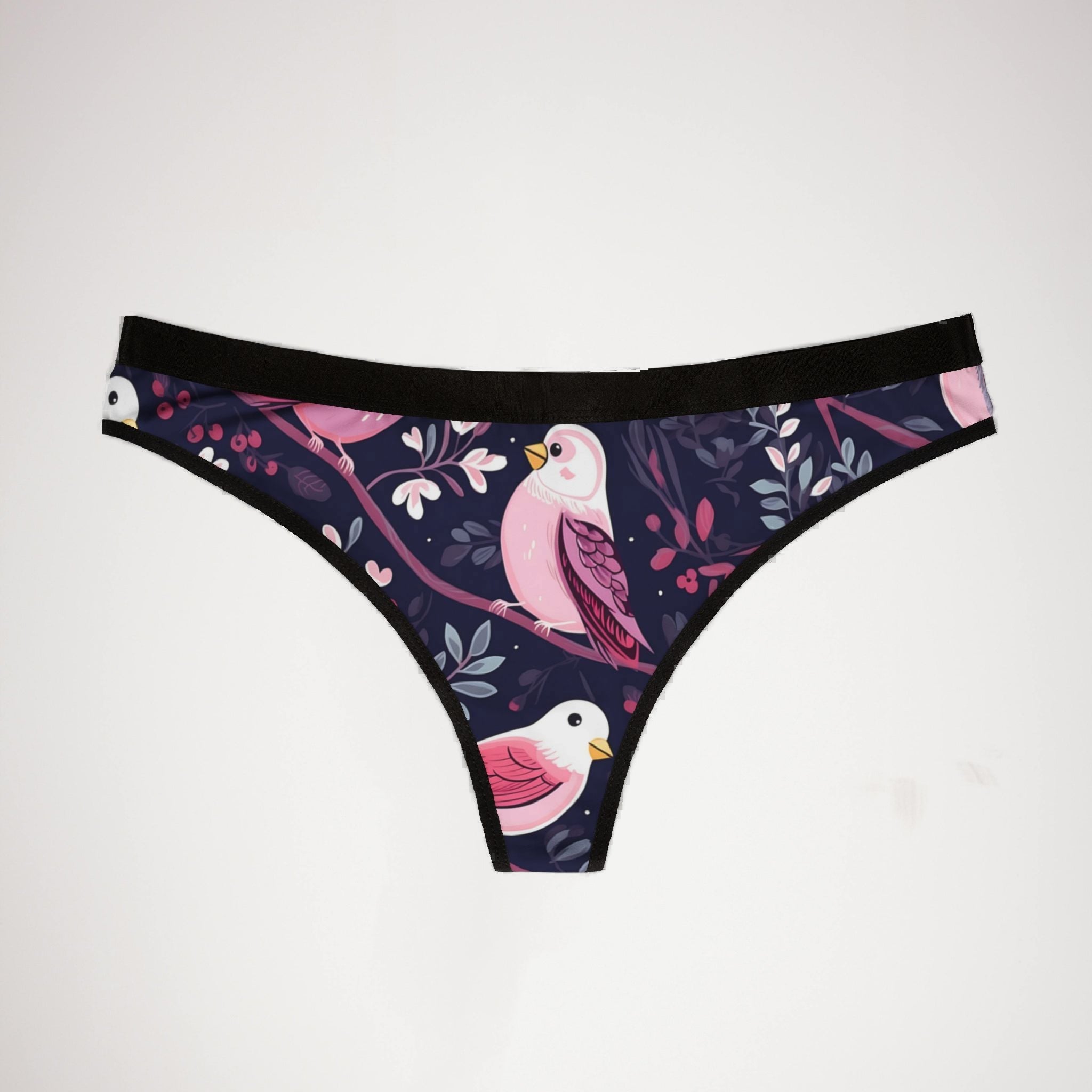 Women's thongs pink valentine