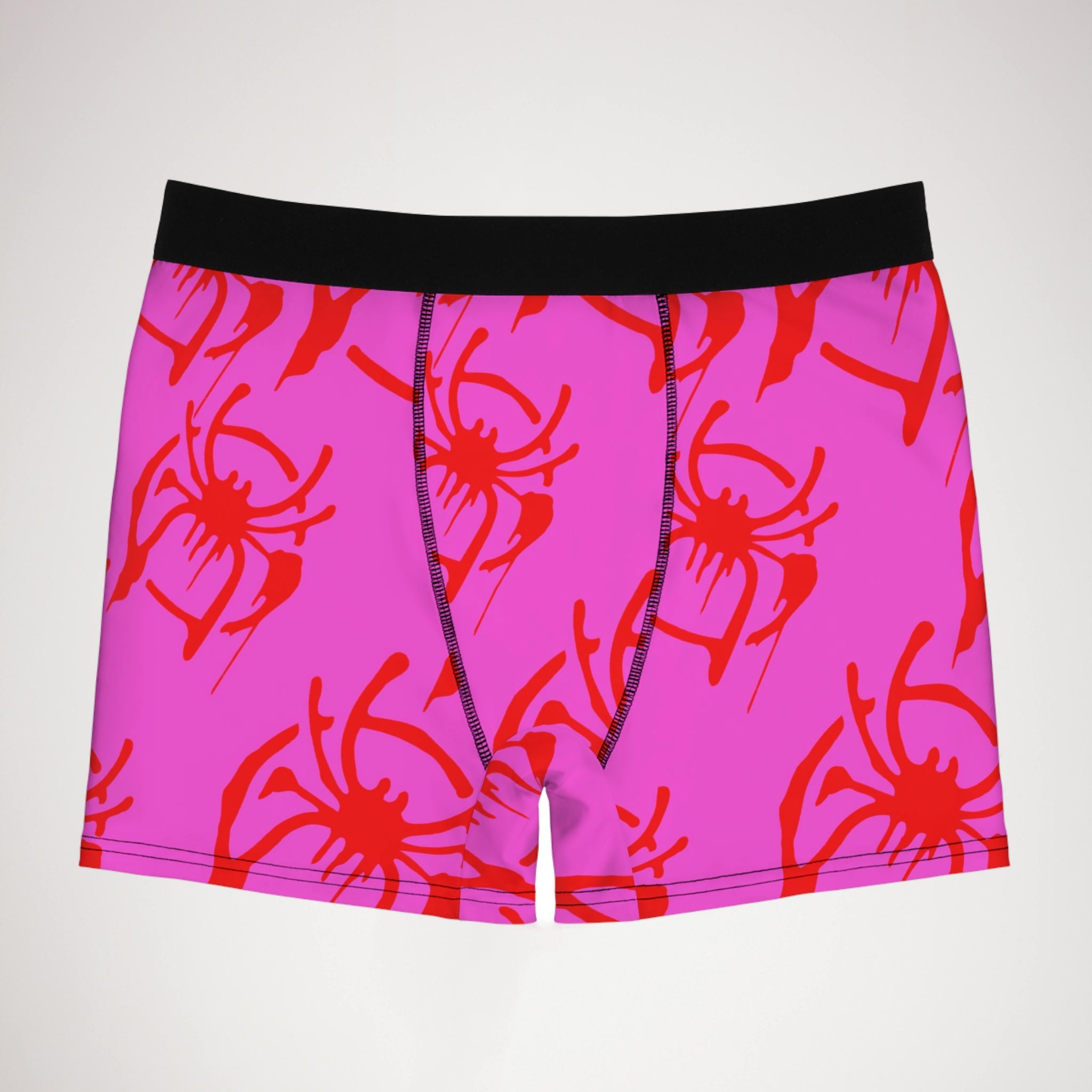 Men's boxer briefs only spider web pink