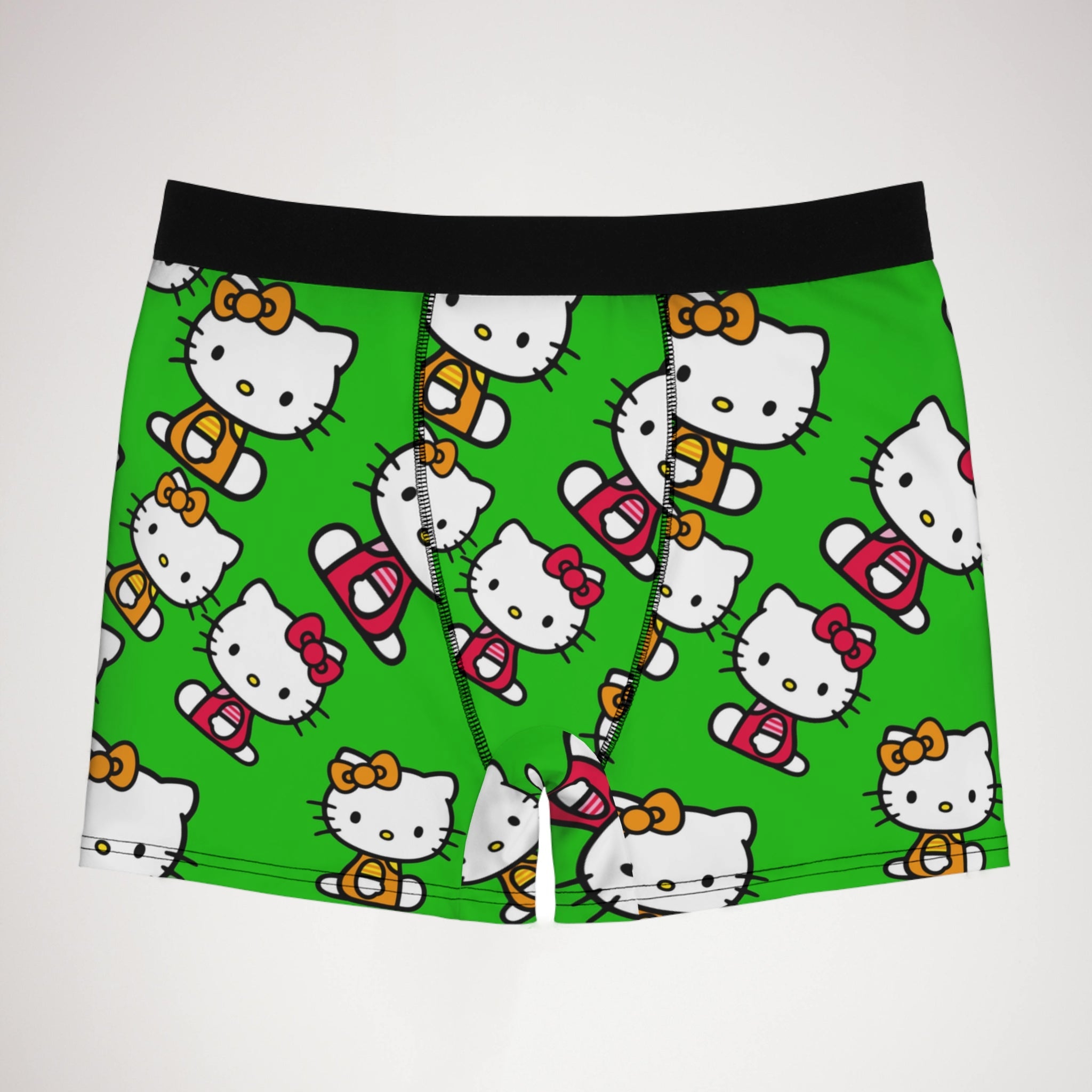 Men's boxer briefs kitty two colors green