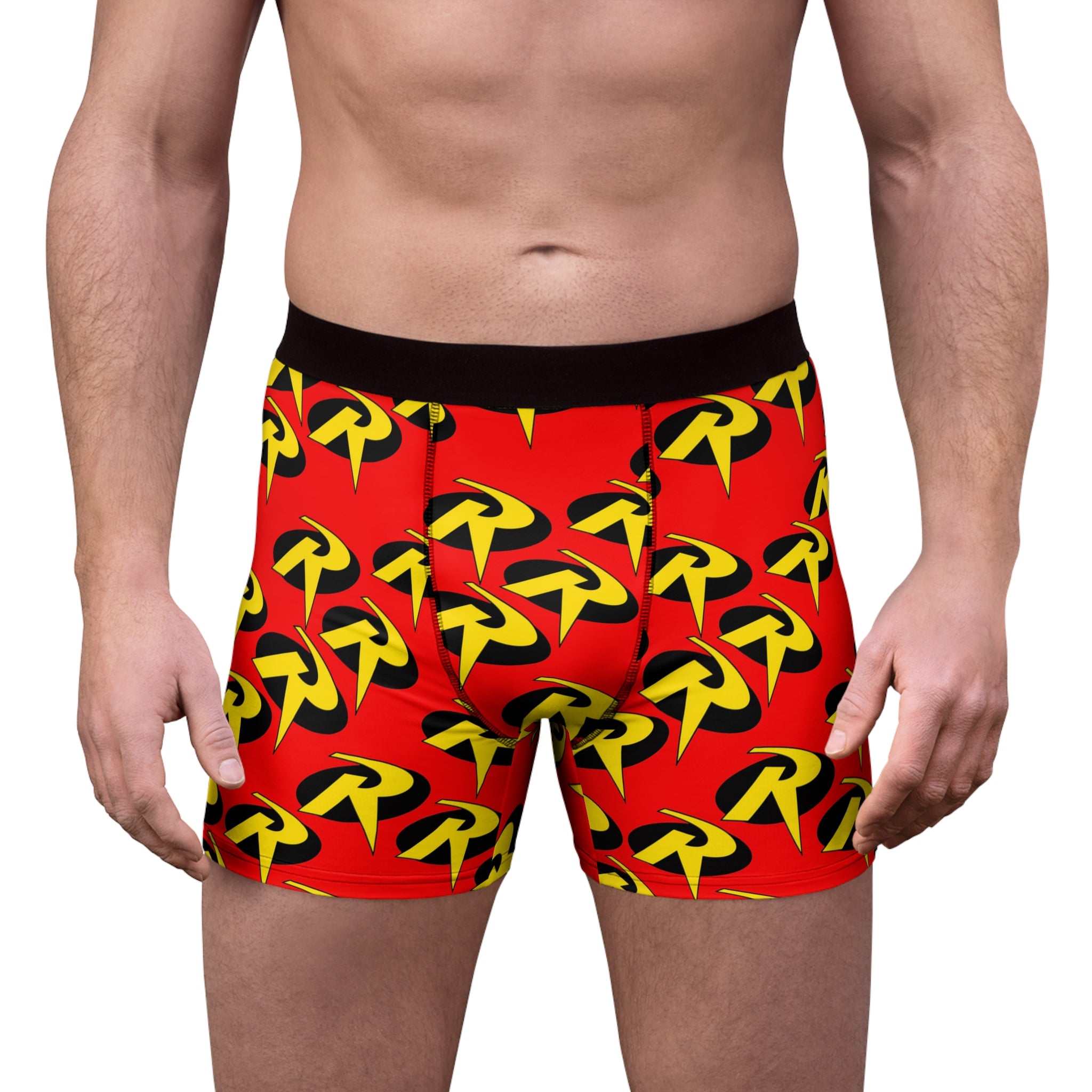 Men's boxer briefs robin symbol red