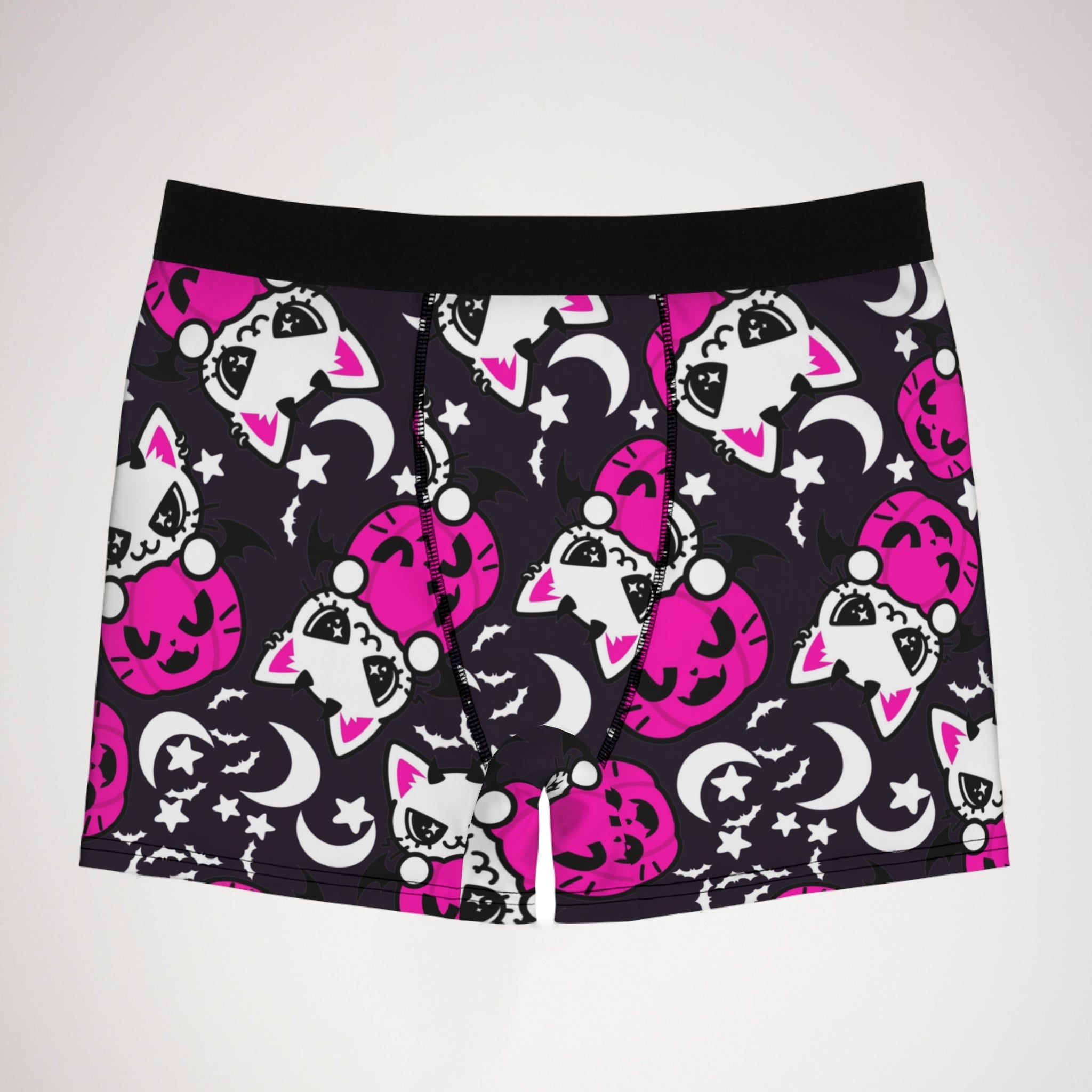 Men's boxer briefs cat kitty bumpkin halloween black