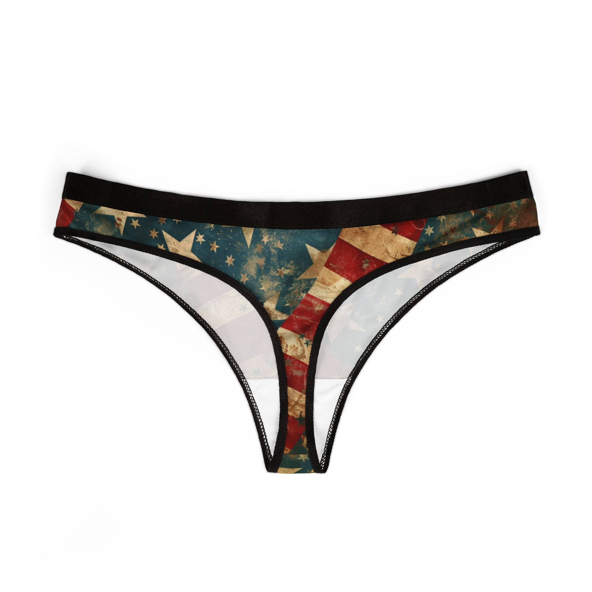 Women's thongs 4th of july patriotic