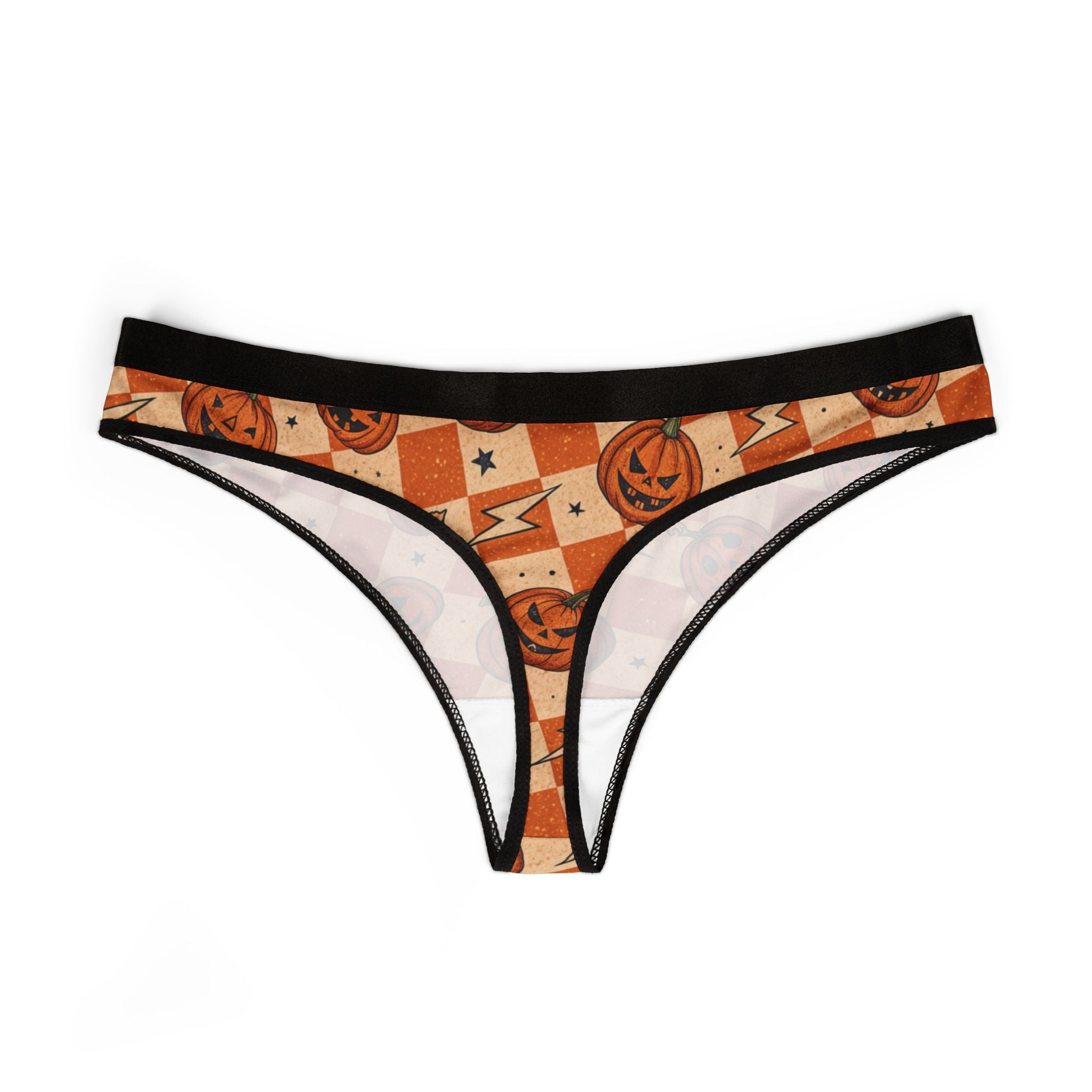 Women's thongs retro halloween