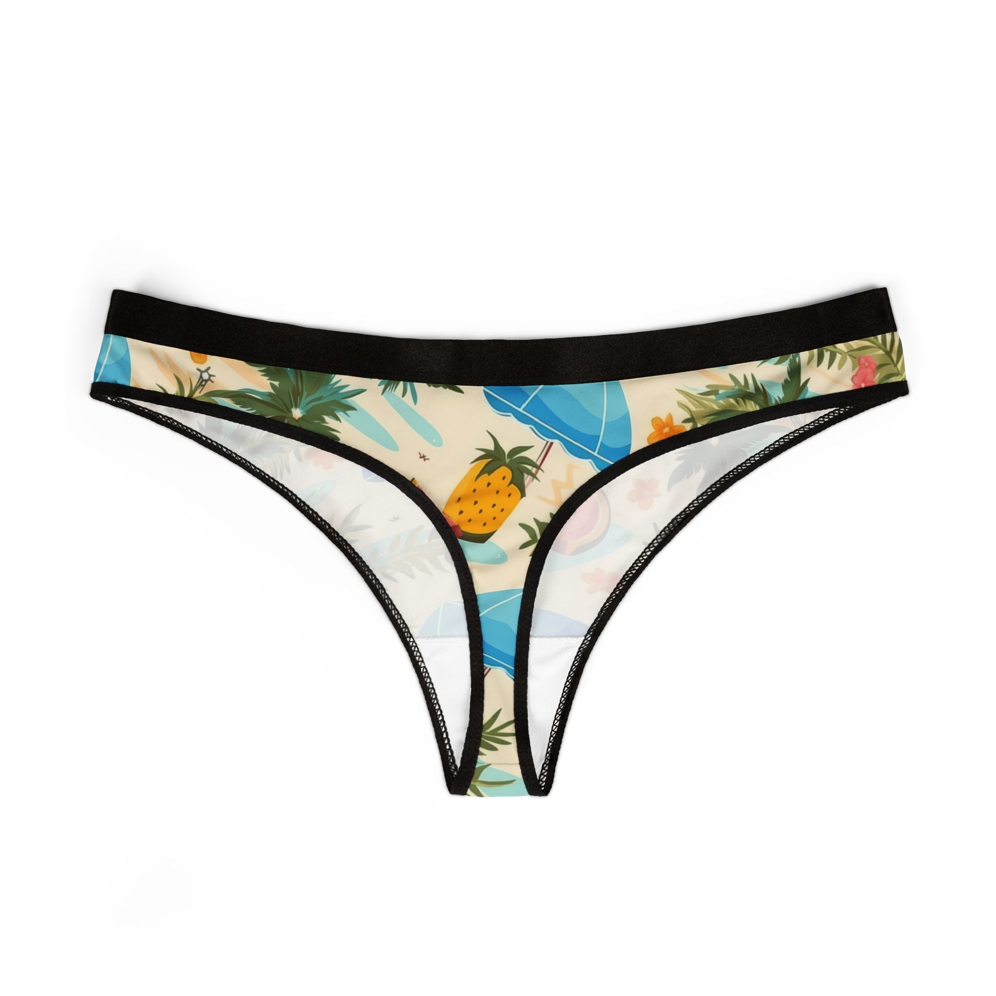 Women's thongs tropical summer beach
