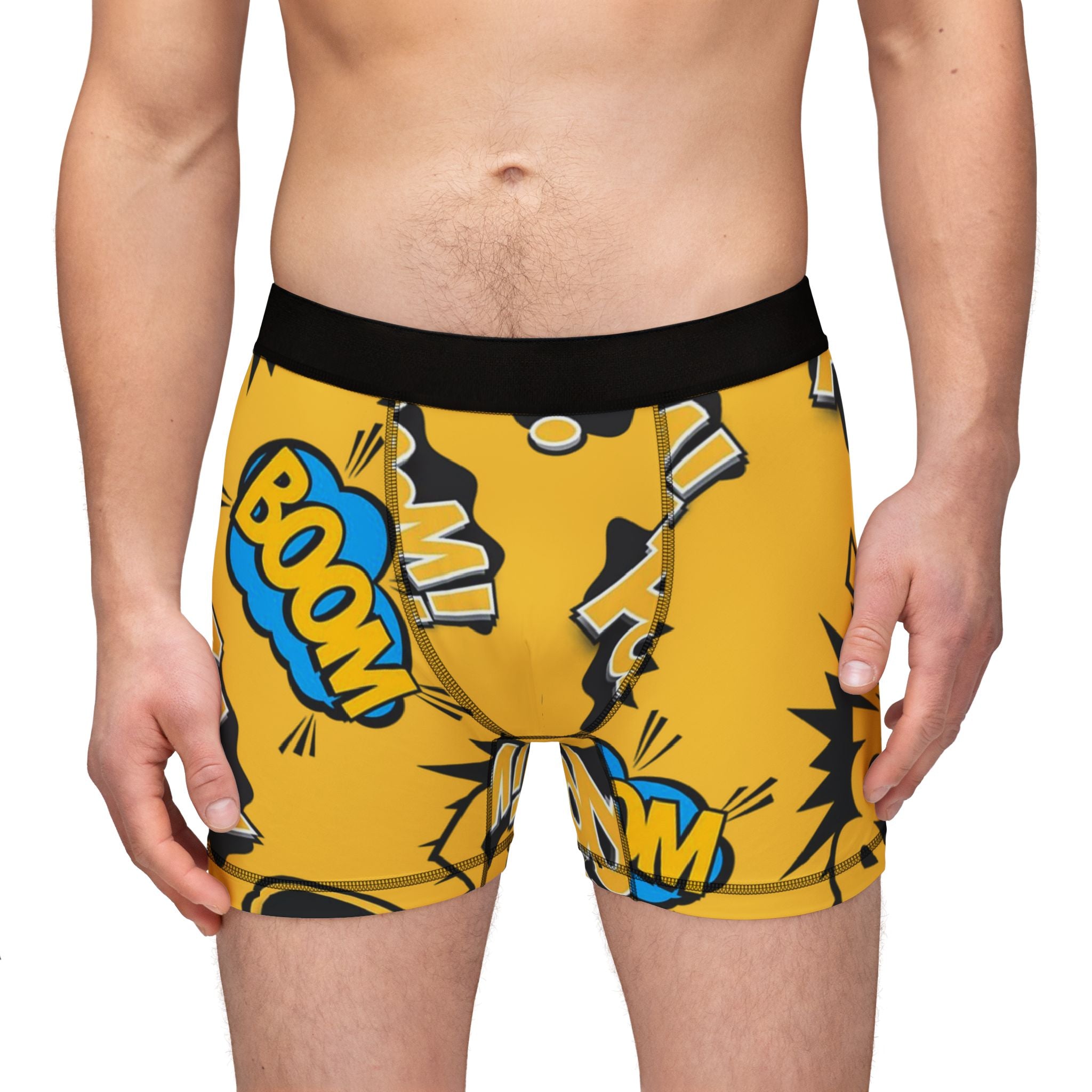 Men's boxers batman sounds yellow