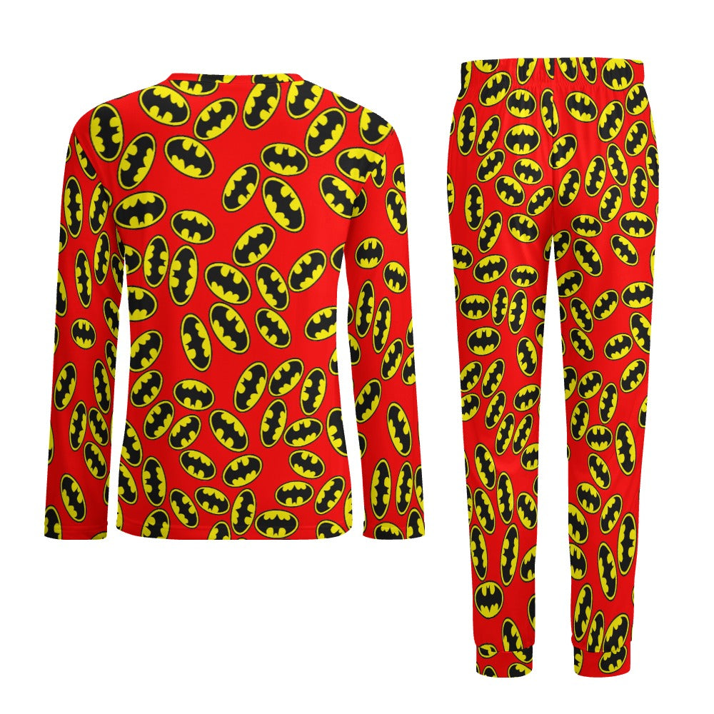 Men's Pajama suit batman red