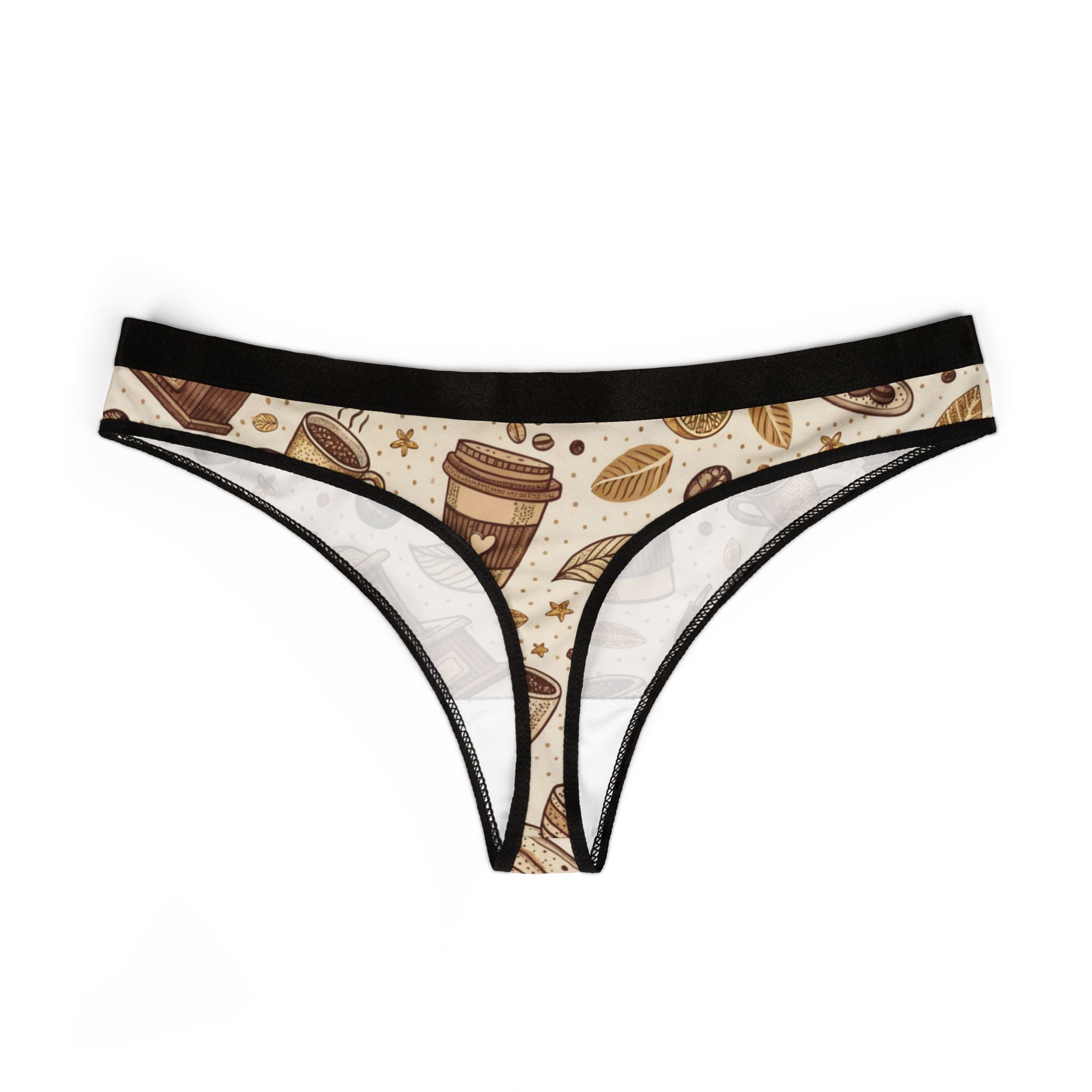 Women's thongs coffee one