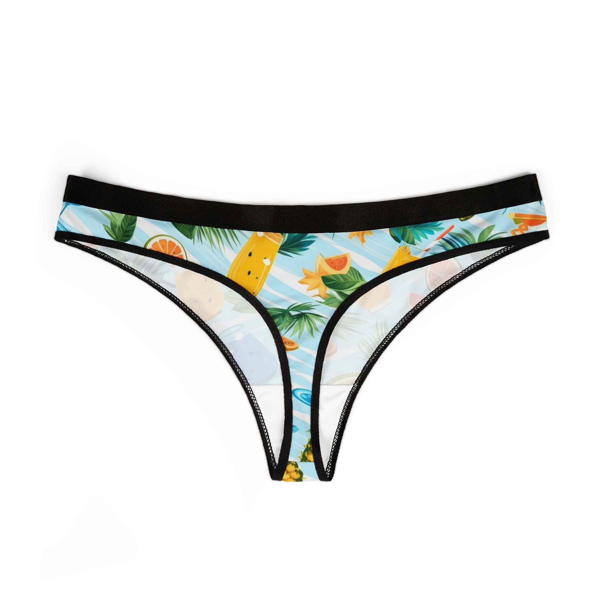 Women's thongs tropical summer beach one