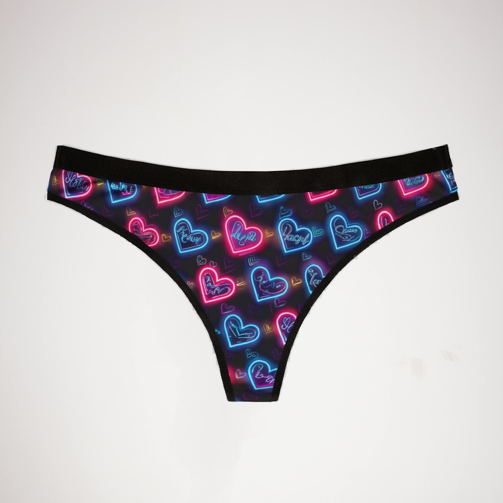 Women's thongs valentine digital extra