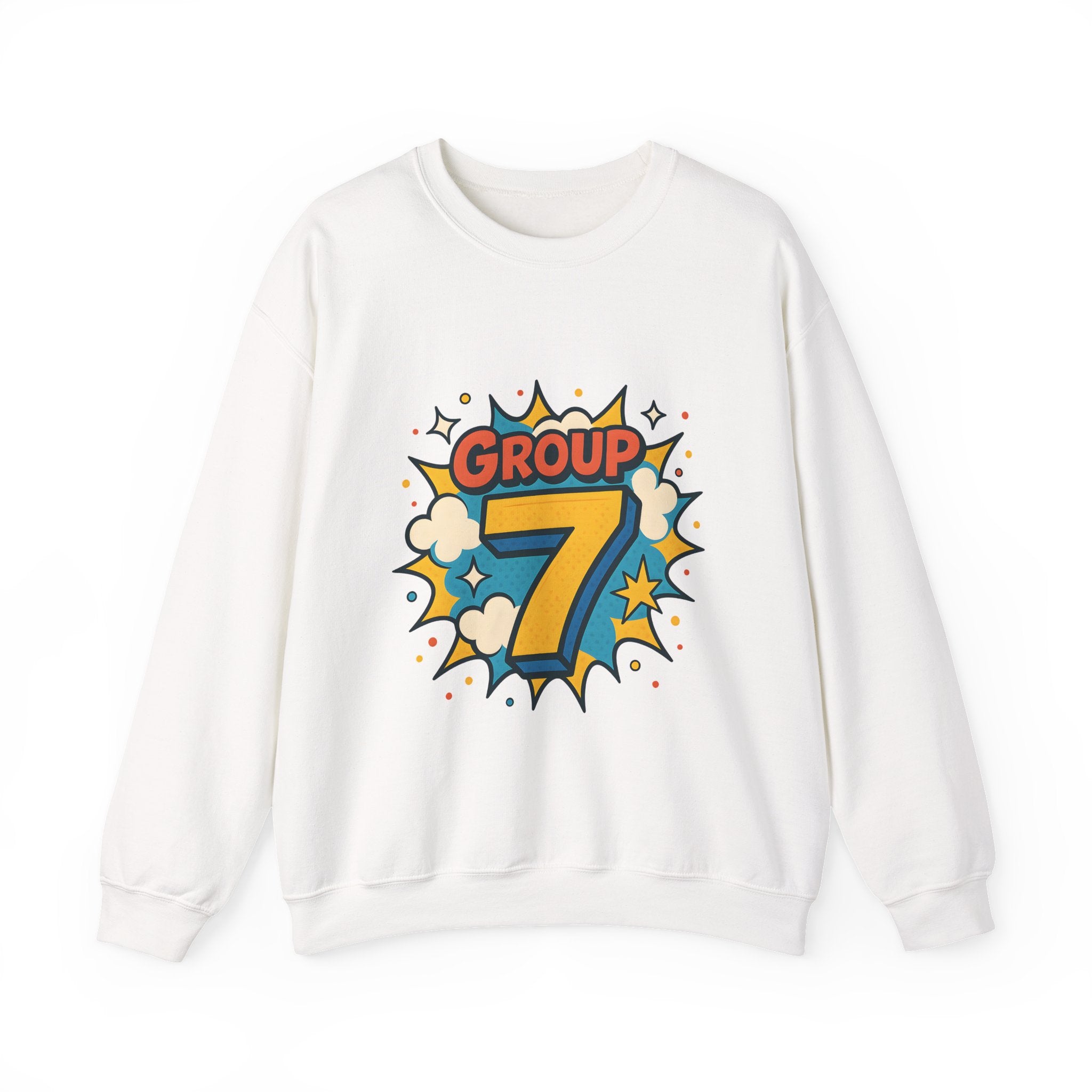 Group 7 Pop Art - Gildan Unisex Heavy Blend™ Crewneck Sweatshirt