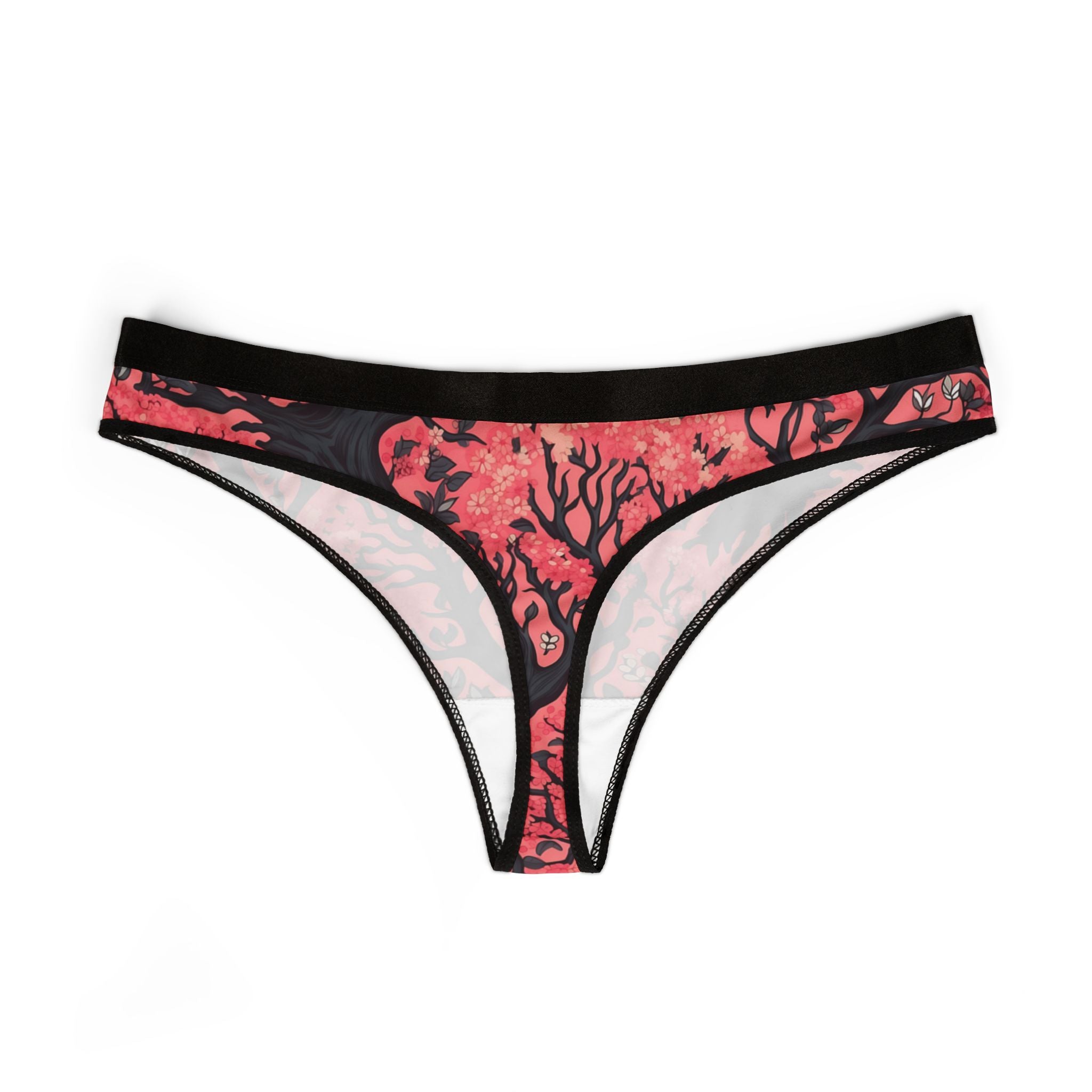Women's thongs pink valentine