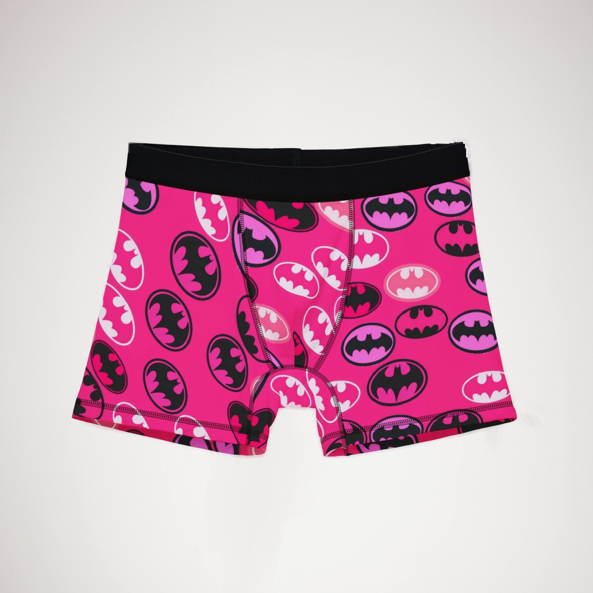 Men's boxers batman rose valentine love pink