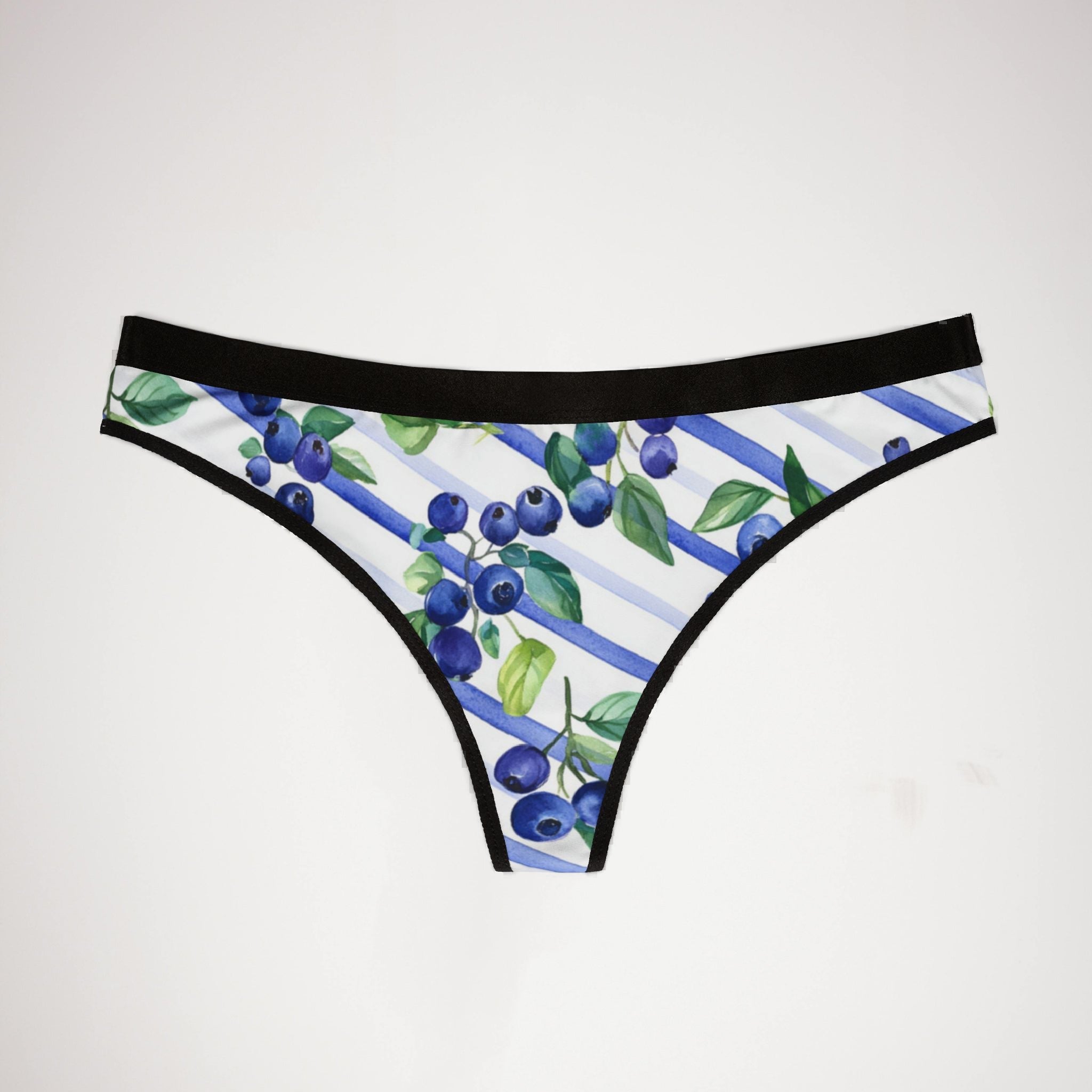 Women's thongs fruit with striped