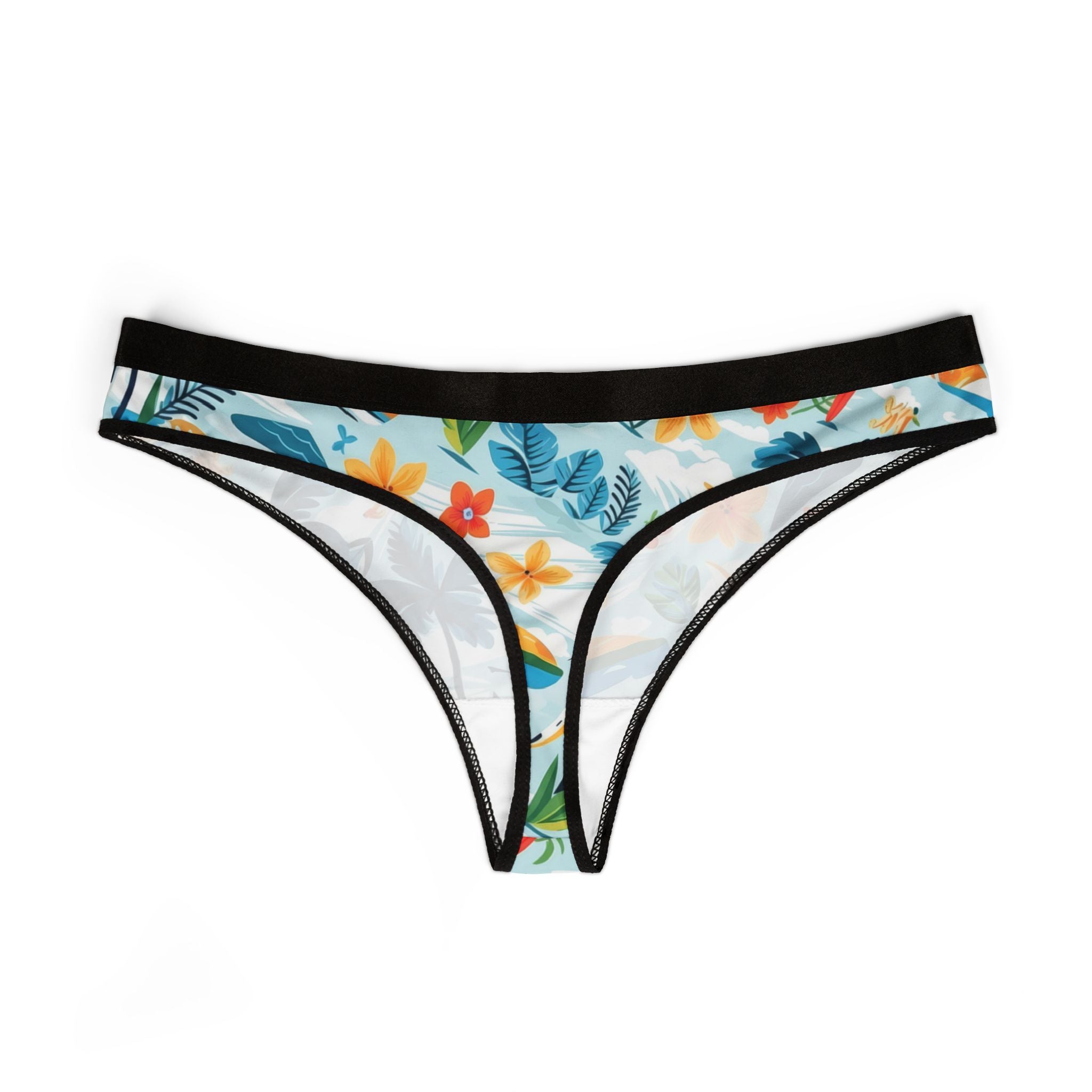 Women's thongs tropical summer beach