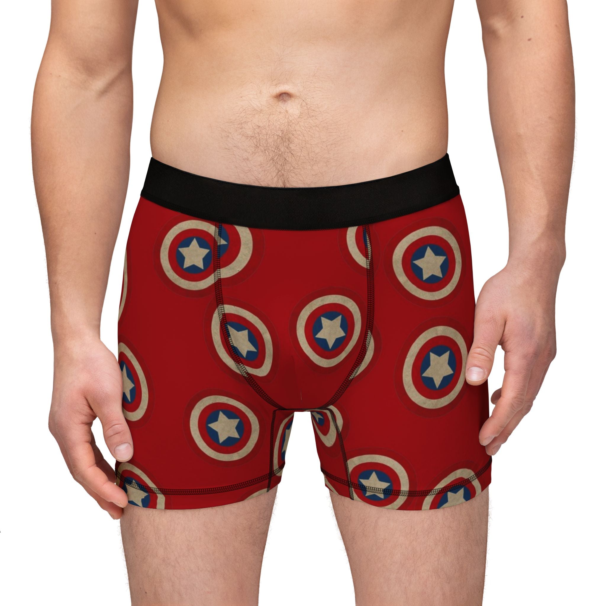 Men's boxers captain  red