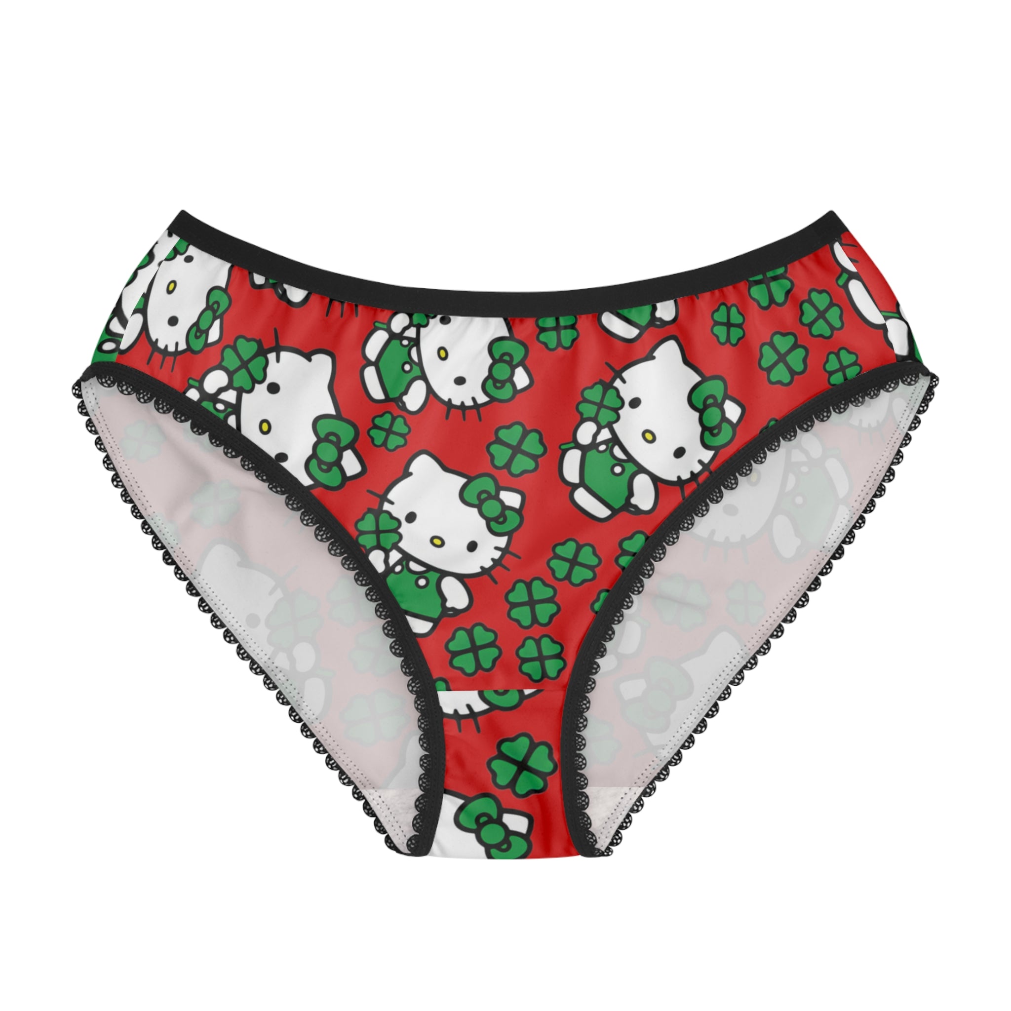 Women's briefs kitty saint patrick lucky red