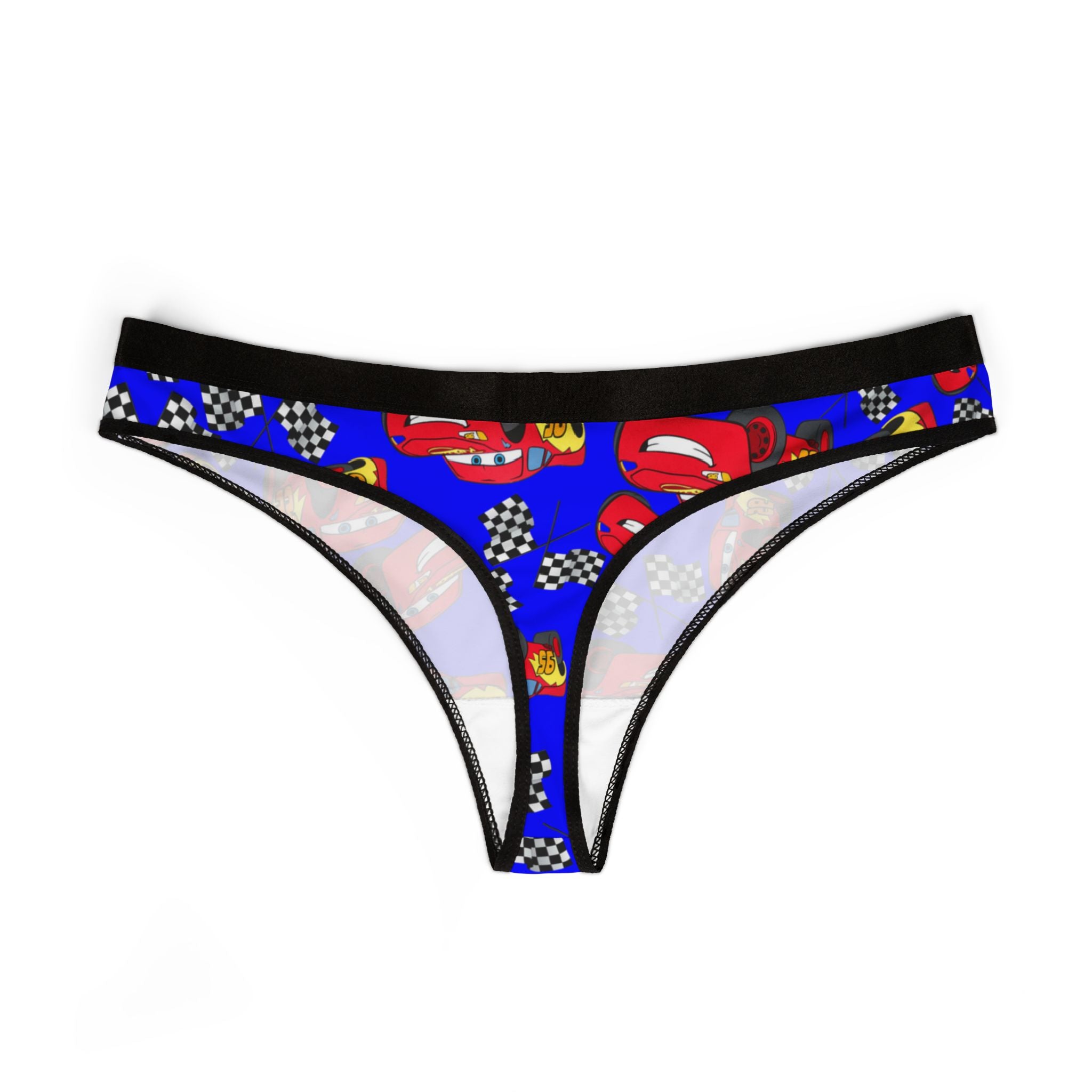 Women's thongs mcqueen flag blue