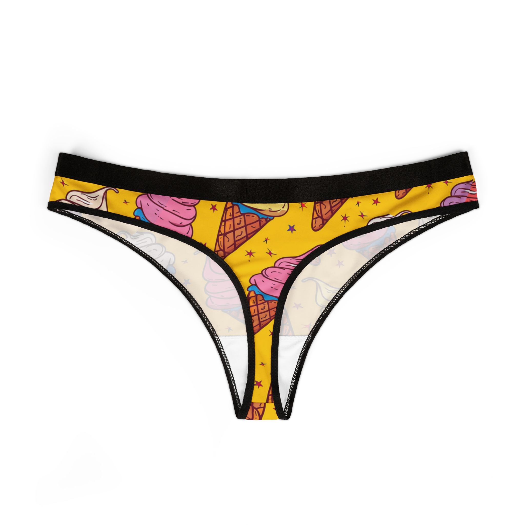 Women's thongs minimal ice cream