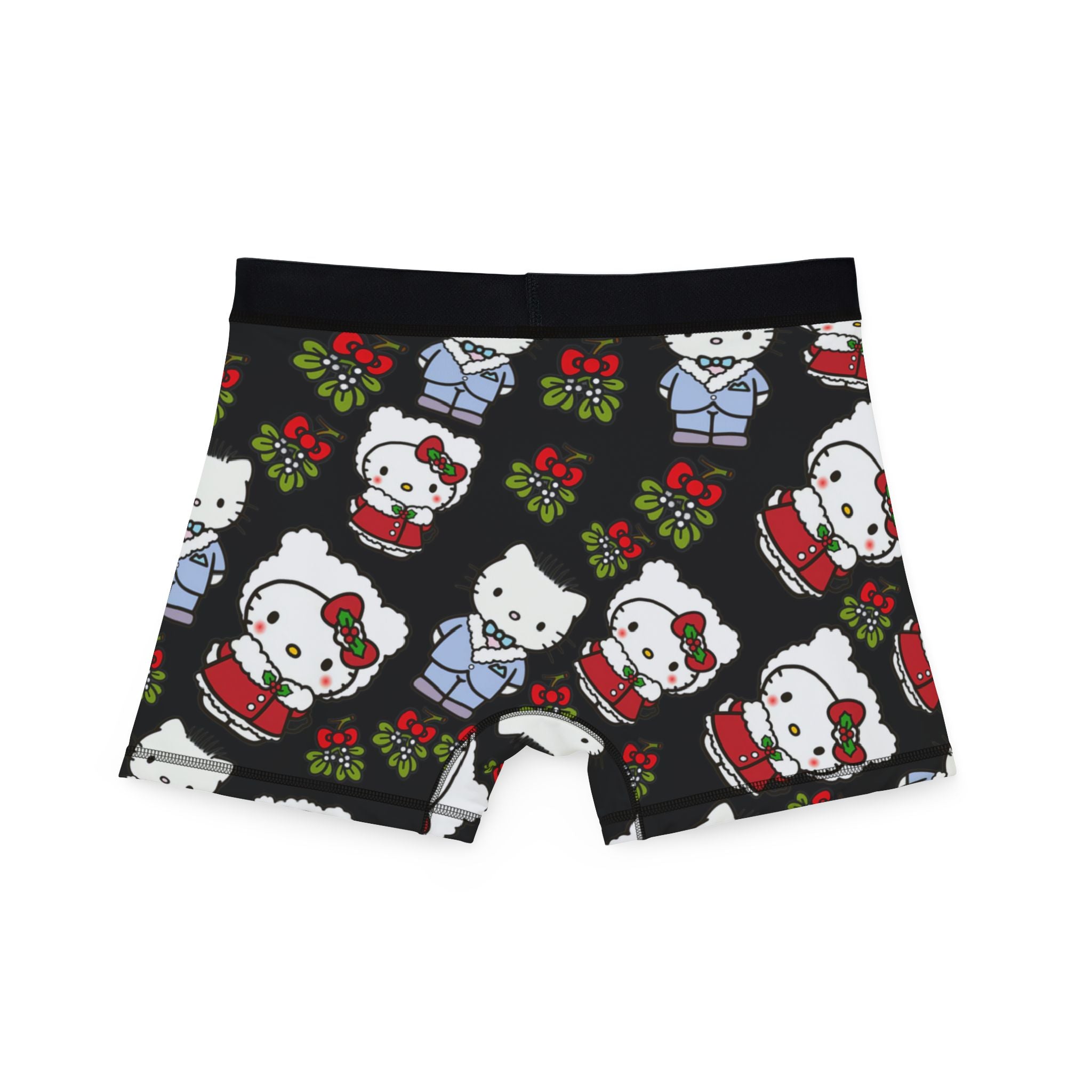 Men's boxers kitty wedding valentine black