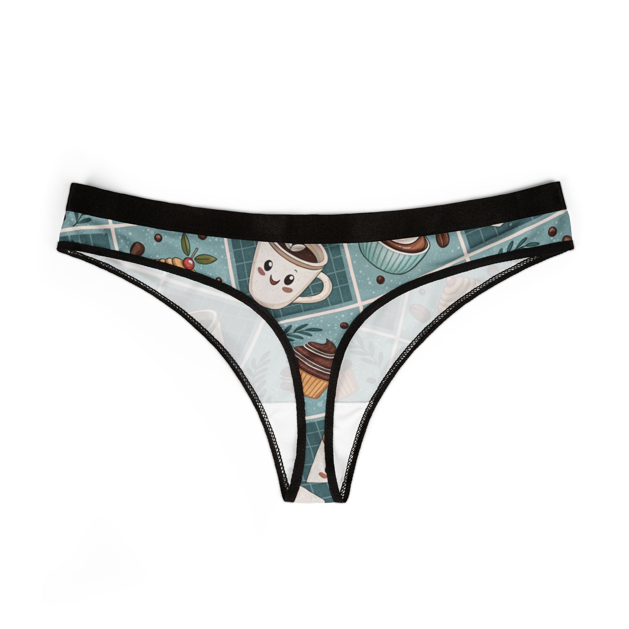 Women's thongs coffee
