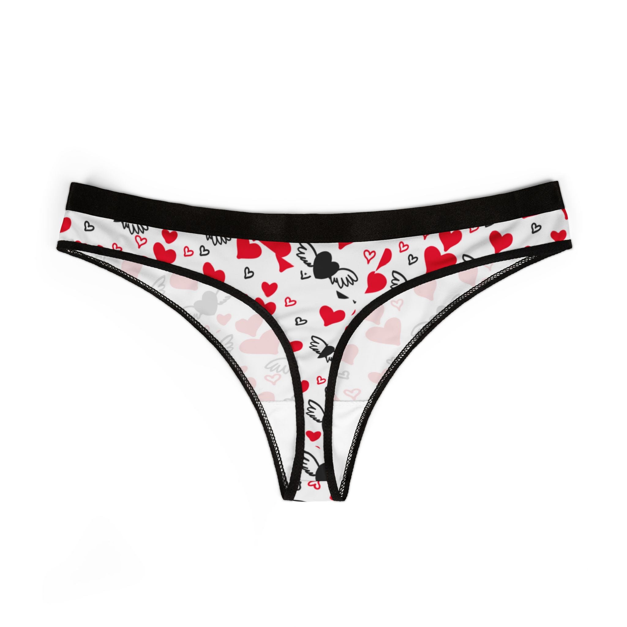 Women's thongs about valentines