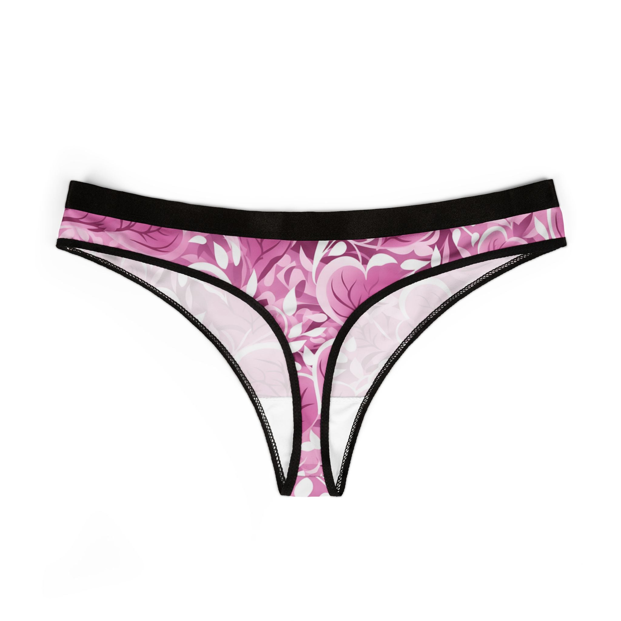Women's thongs pink valentine