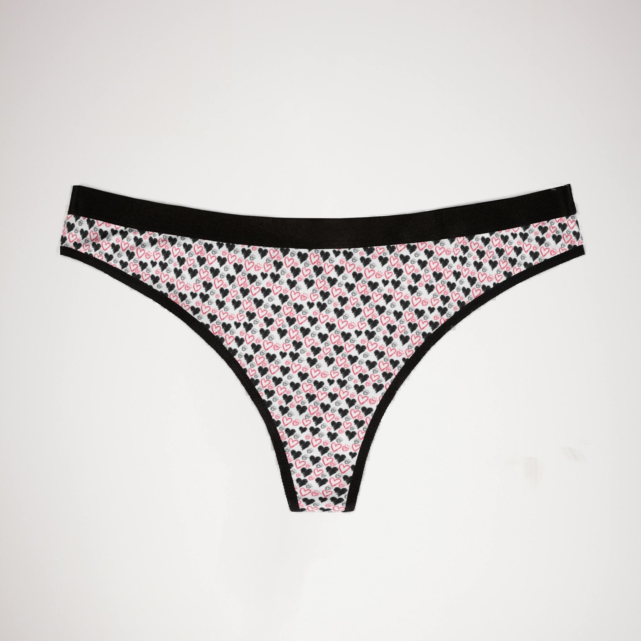 Women's thongs about valentines