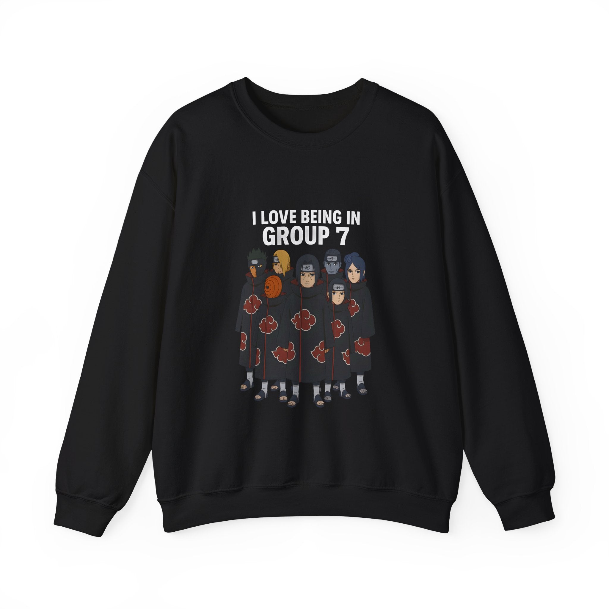 I Love Being In Group 7 Akatsuki - Gildan Unisex Heavy Blend™ Crewneck Sweatshirt