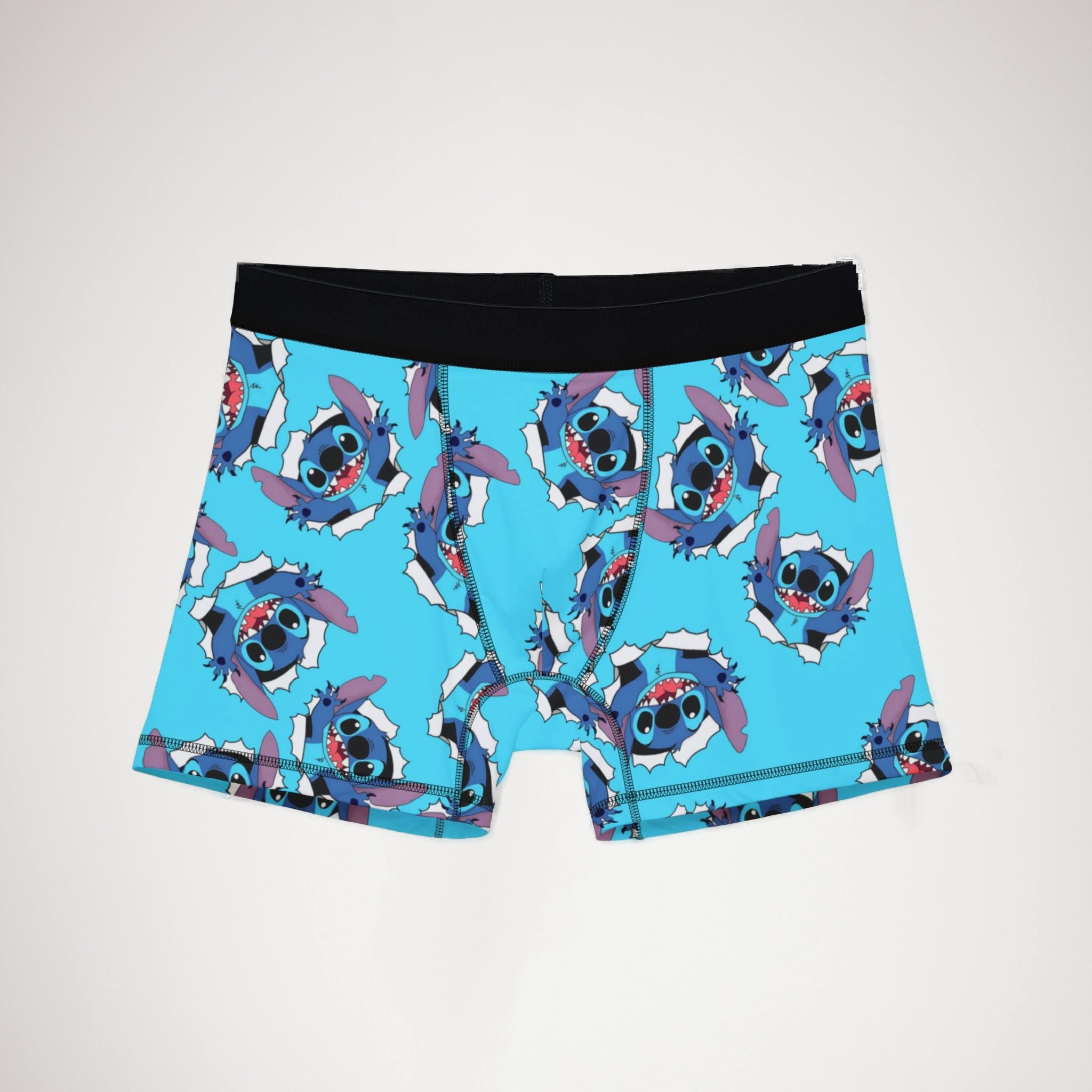 Men's boxers stitch cyan