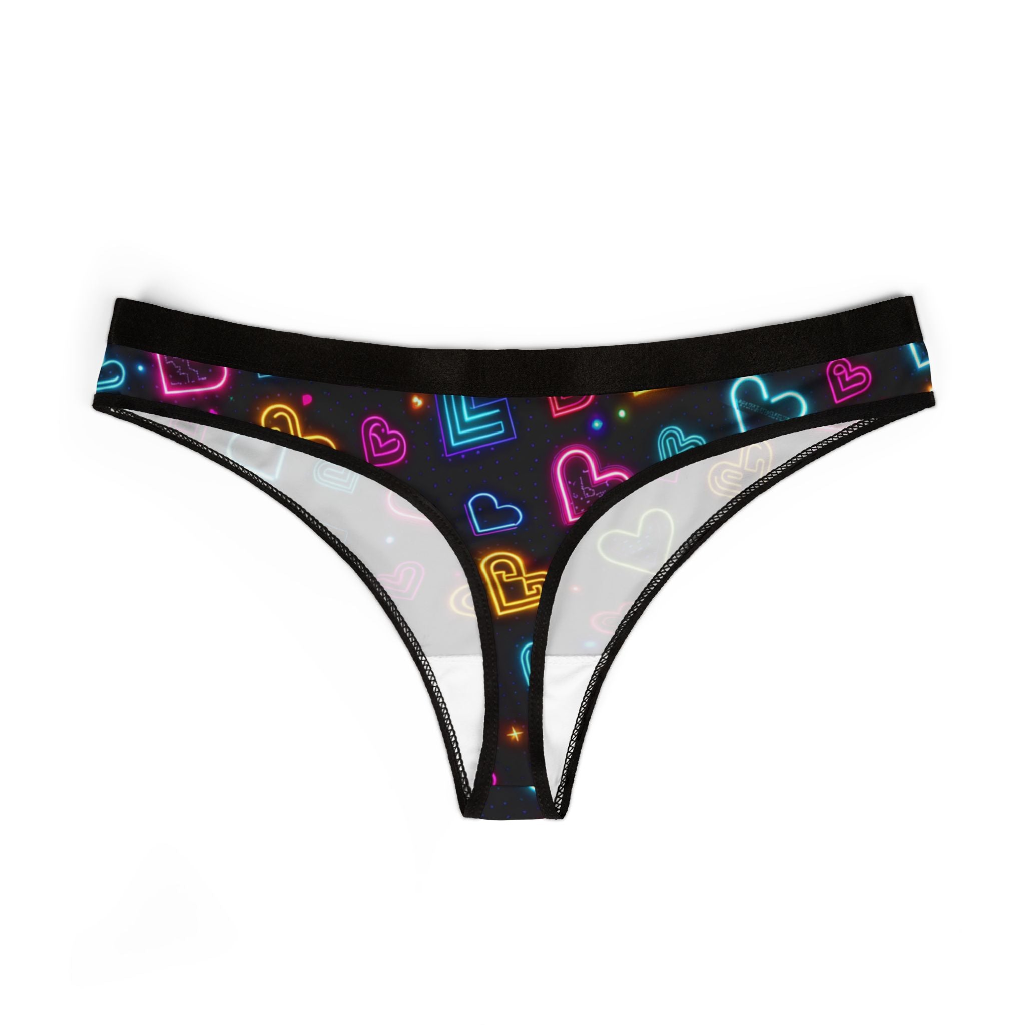 Women's thongs valentine digital