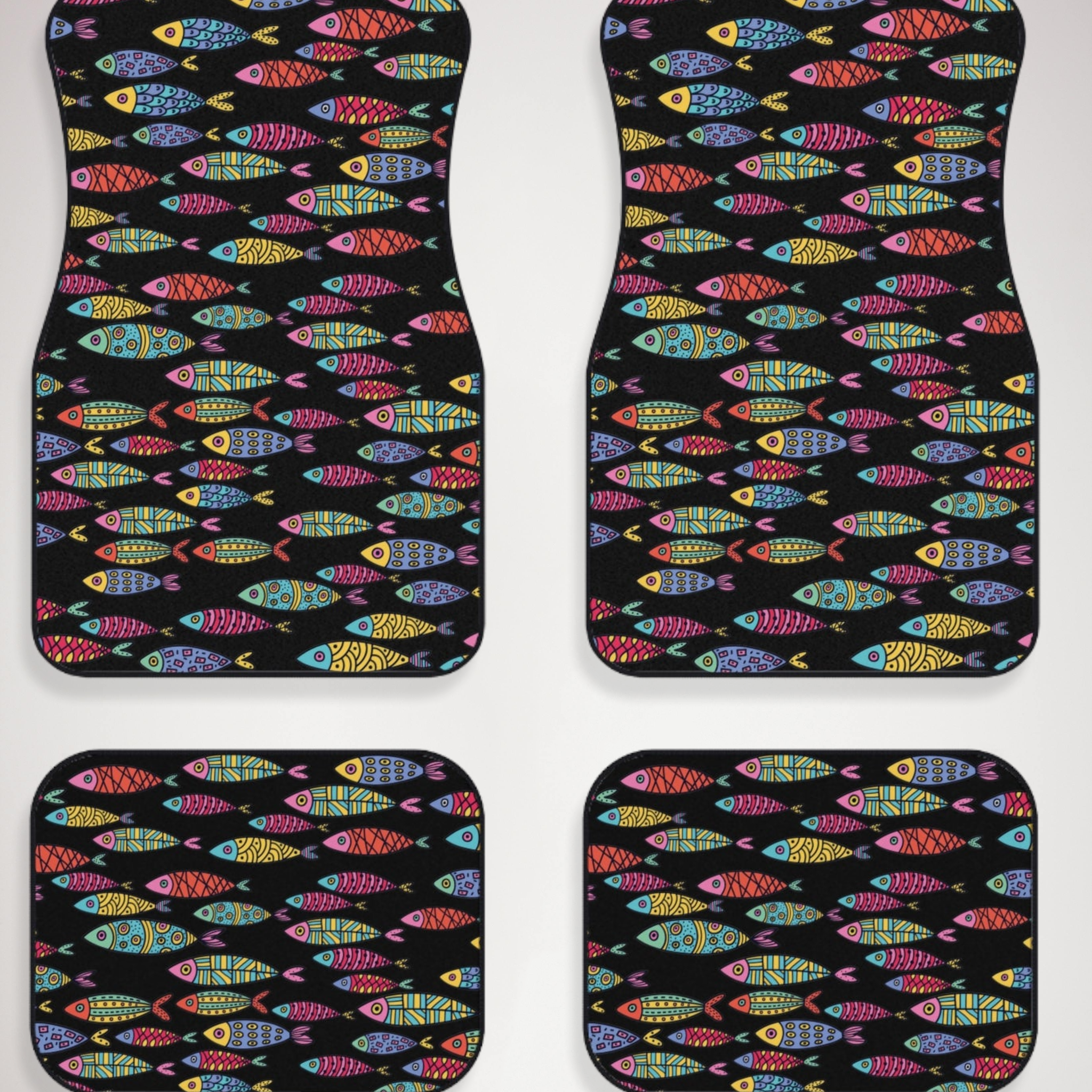 Car Mats cute fishes