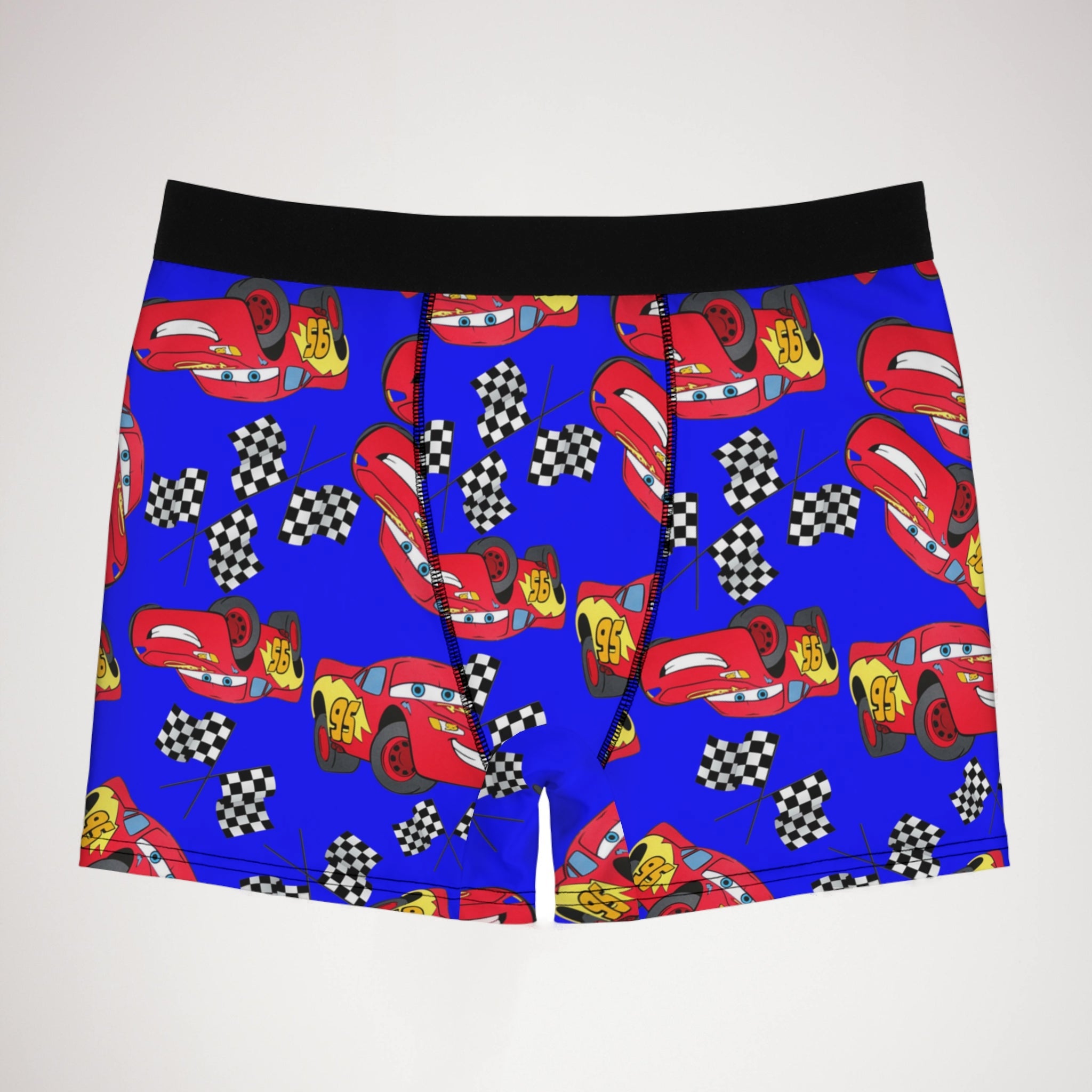 Men's boxer briefs mcqueen flag blue