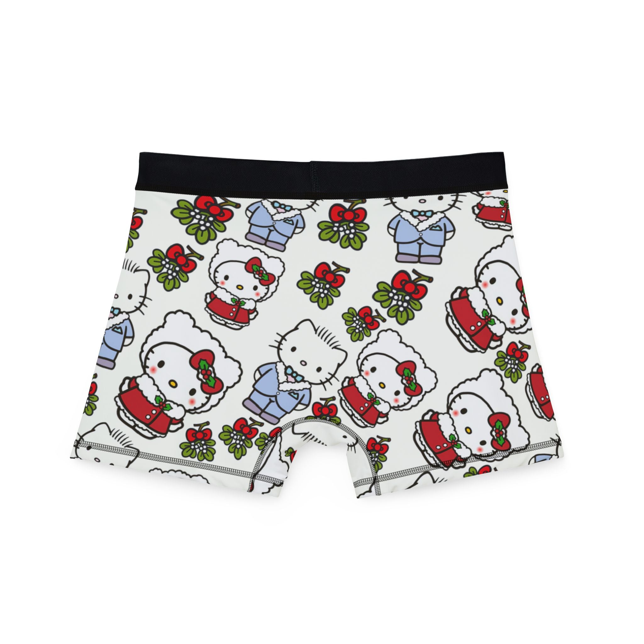 Men's boxers kitty wedding valentine white